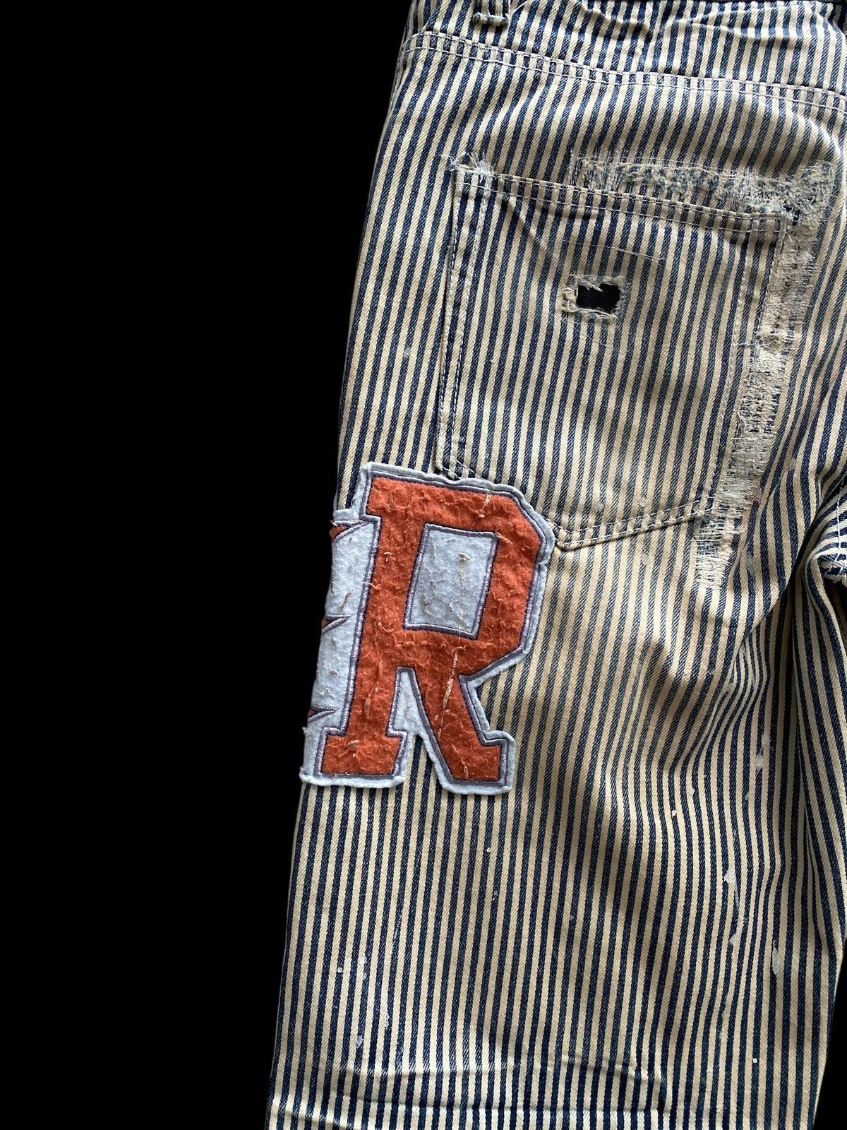 Hysteric Glamour × Japanese Brand × Vintage Vintage Clone jeans patchwork striped jail rare design Size US 32 / EU 48 - 6 Thumbnail