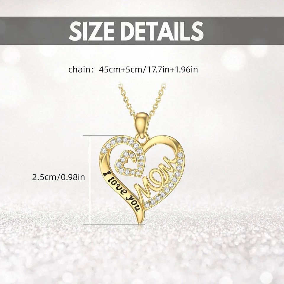 Other 1pc I Love You Pattern Hollow Heart-shaped Pendant Necklace Size ONE SIZE - 3 Thumbnail