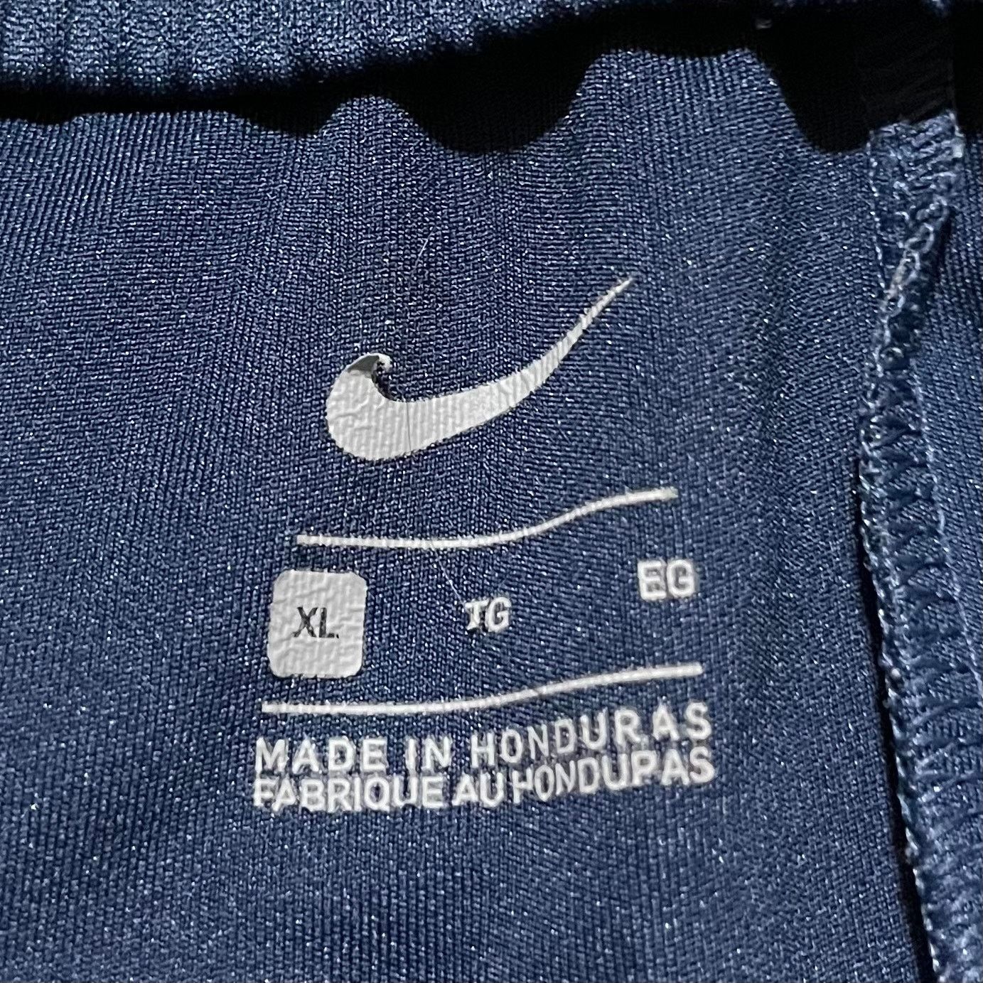 Nike Nike Grey Striped Navy Baggy Sweatpants Sportswear XL Size US 30 / EU 46 - 4 Thumbnail