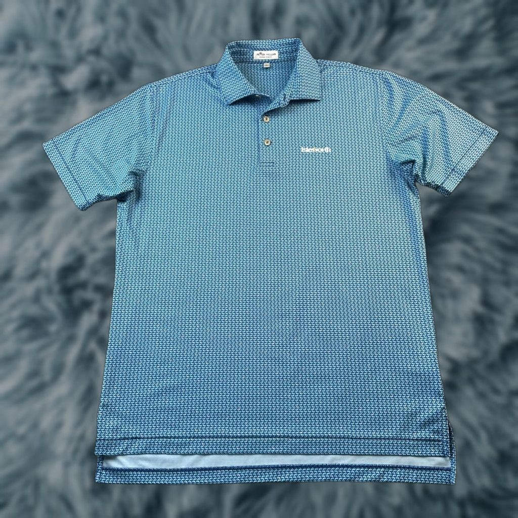 Peter Millar Peter Millar Polo Shirt Mens Medium Blue Summer Comfort All Over Print Dachsund Size US M / EU 48-50 / 2 - 1 Thumbnail