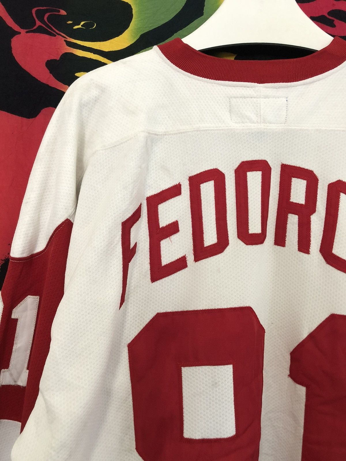 Starter × Vintage Vintage 90’s Starter Detroit Red Wing Tupac Shakur jersey Size US L / EU 52-54 / 3 - 7 Thumbnail