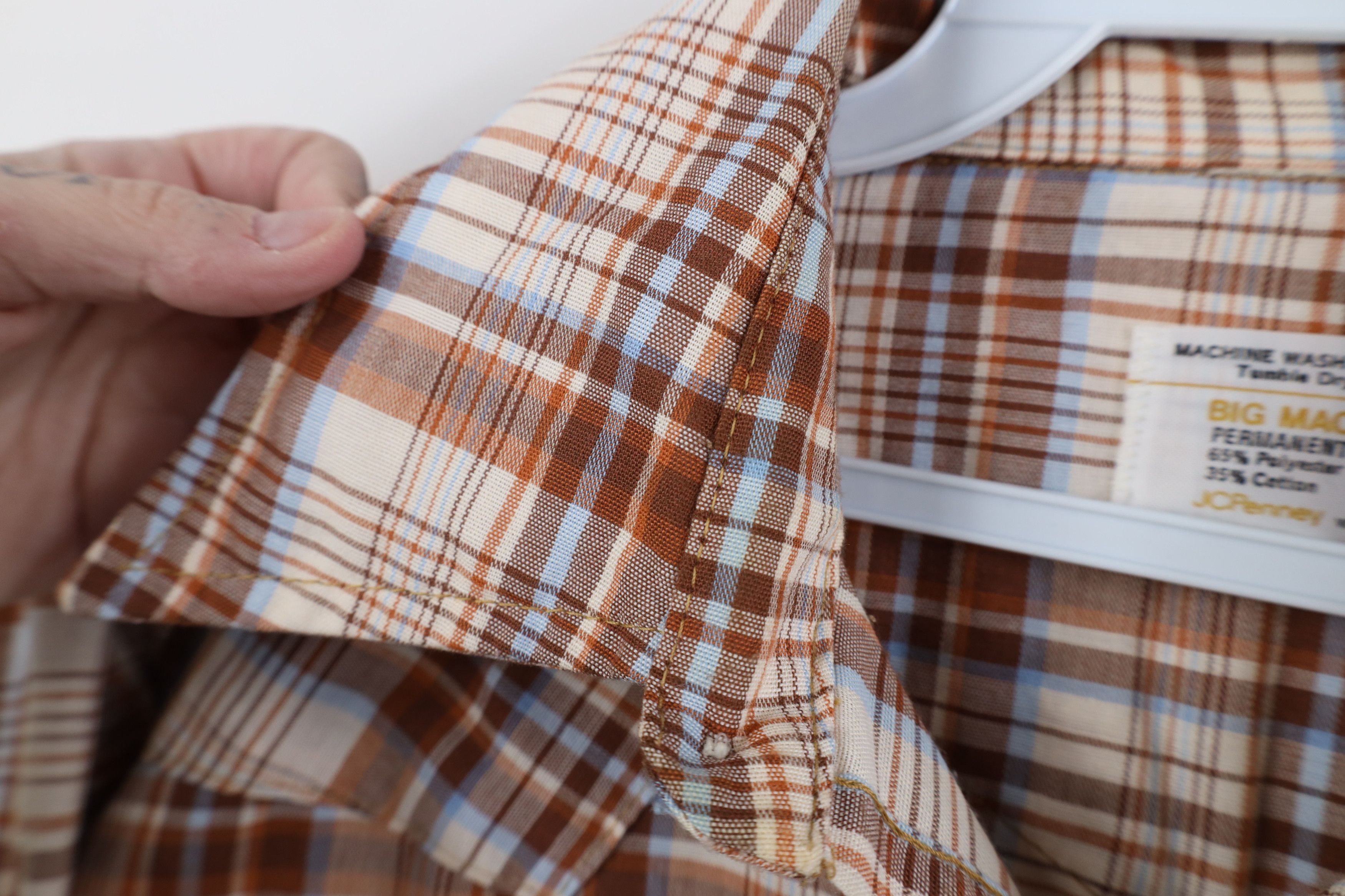 Vintage Vintage 60s 70s Big Mac Peal Snap Button Shirt Plaid USA Size US M / EU 48-50 / 2 - 8 Thumbnail