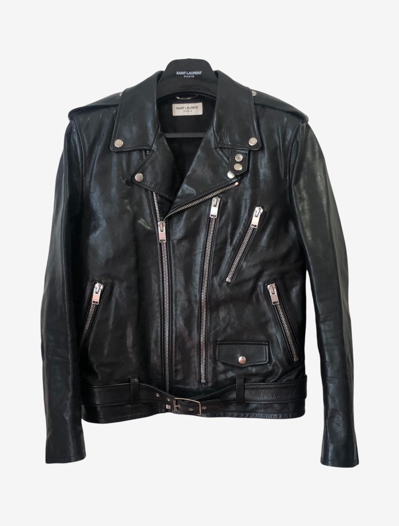 Saint Laurent Paris Saint Laurent Paris L17 Leather Jacket Sz. 52 Size US L / EU 52-54 / 3 - 1 Thumbnail