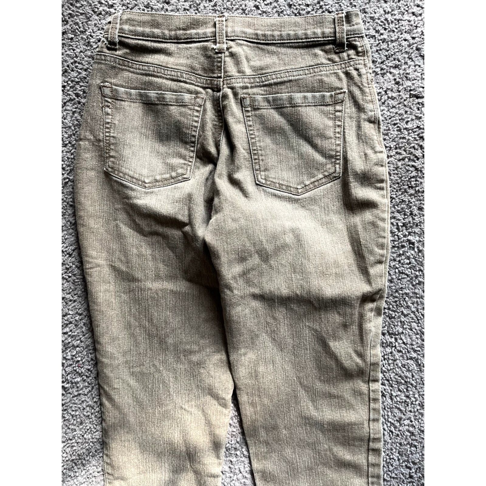 Gloria Vanderbilt Gloria Vanderbilt Amanda Jeans Women 6 Brown Khaki Tapered Jean Size 28" / US 6 / IT 42 - 4 Thumbnail