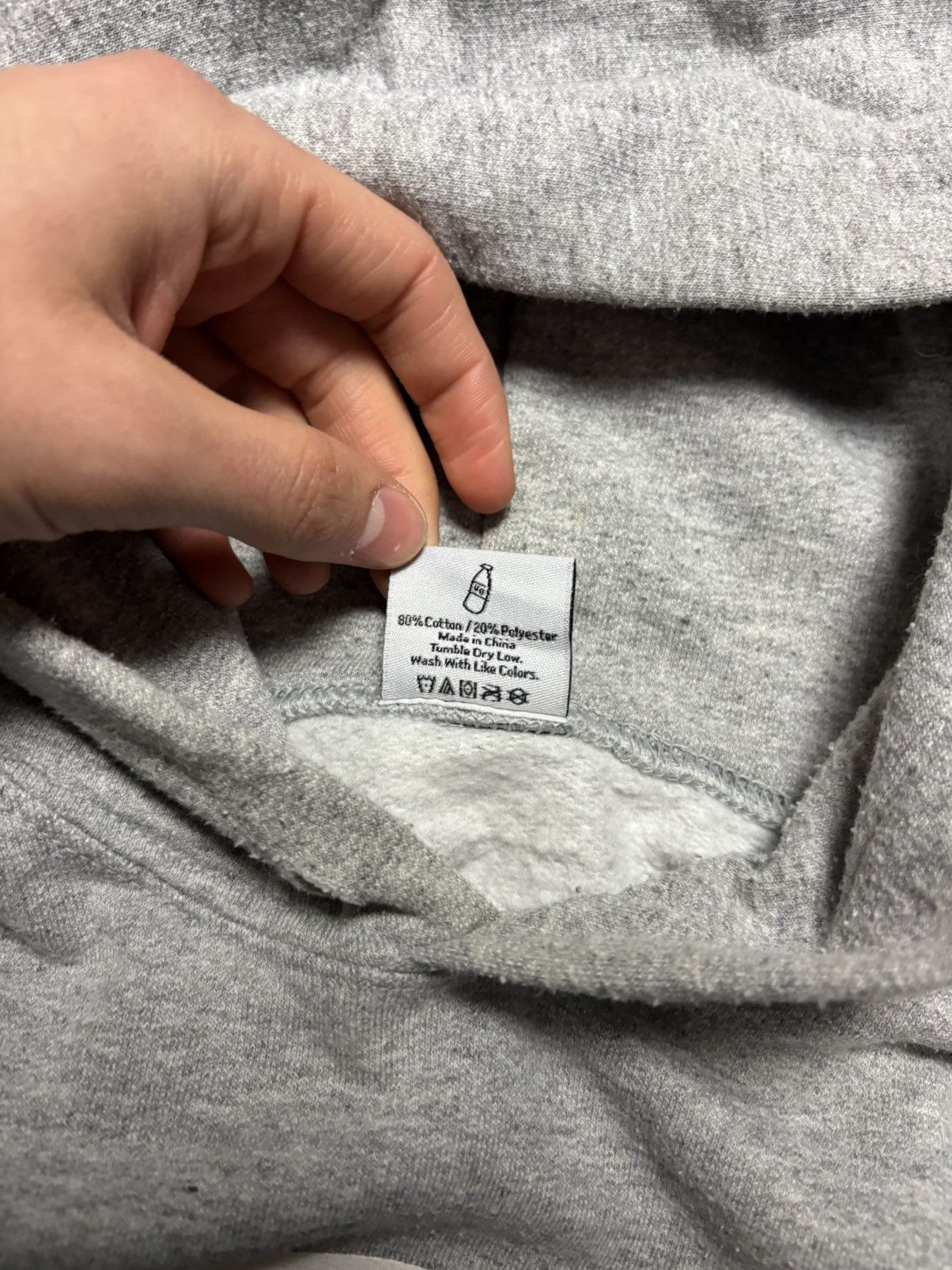 40's & Shorties boxy grey hoodie with biggie graphic on front Size US M / EU 48-50 / 2 - 5 Thumbnail