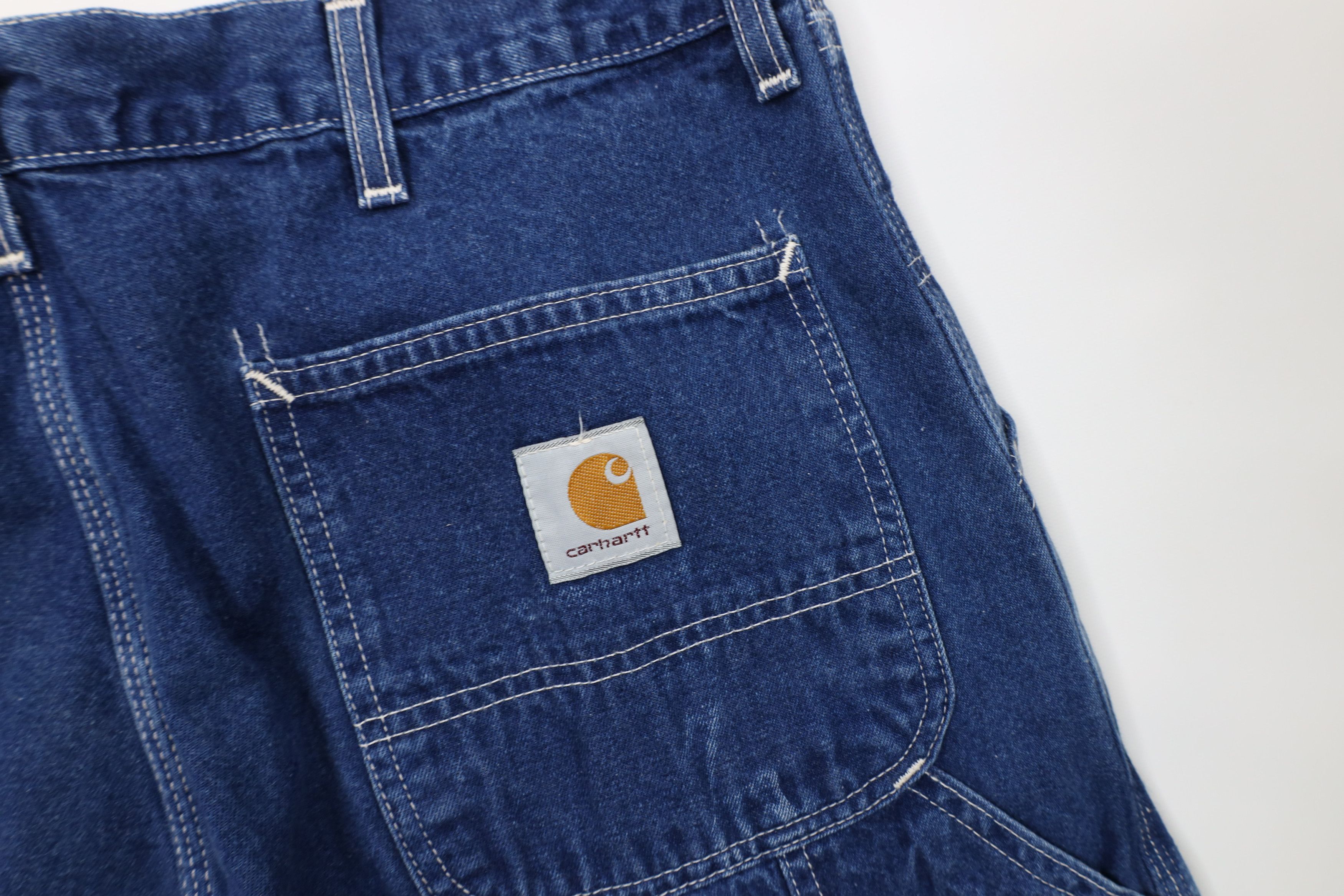 Carhartt Vintage 90s Carhartt Wide Leg Dungaree Denim Jeans Cotton Size US 36 / EU 52 - 14 Thumbnail