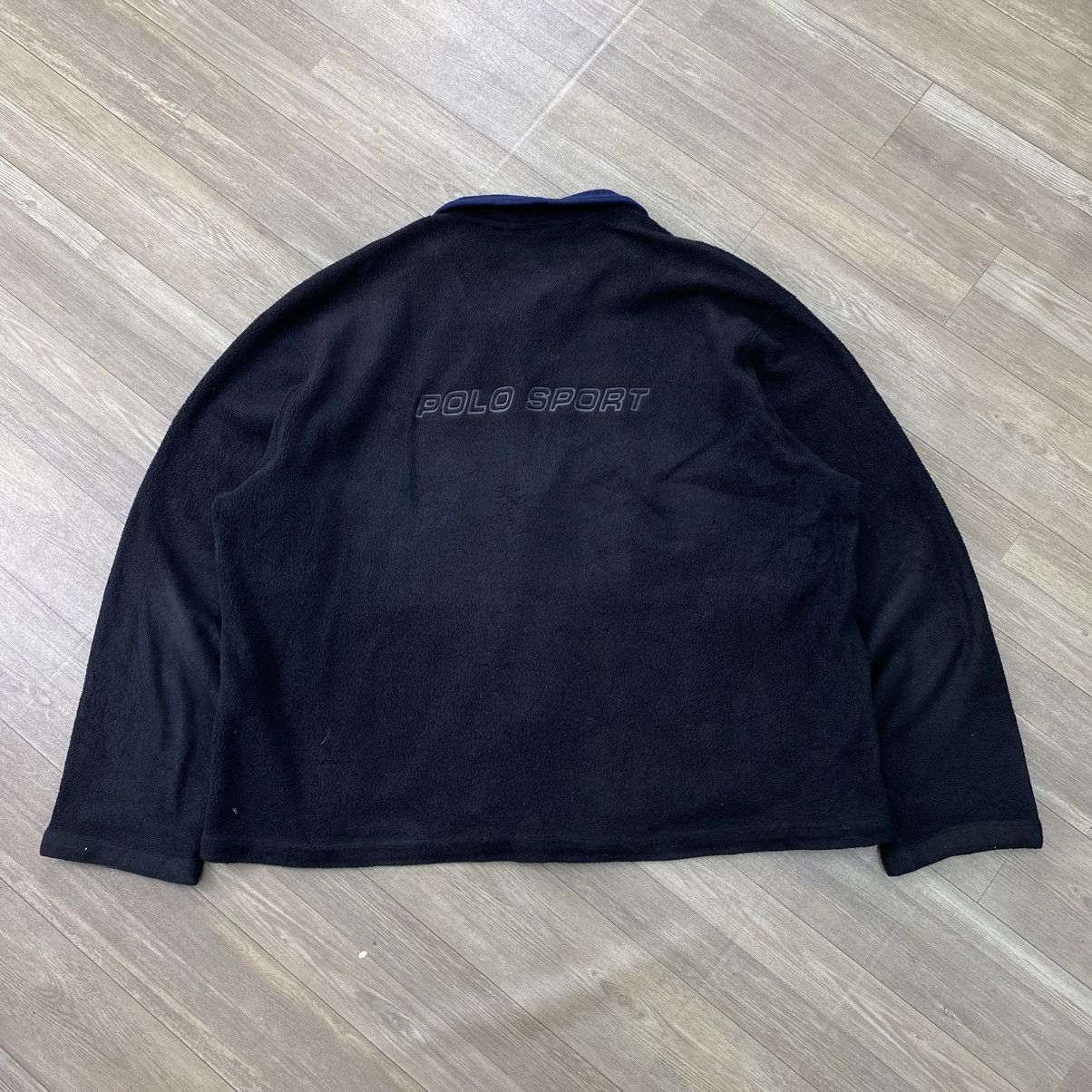 Polo Ralph Lauren 1990s Vintage Polo Sport Ralph Lauren Fleece Zip Jacket Size US XL / EU 56 / 4 - 15 Thumbnail