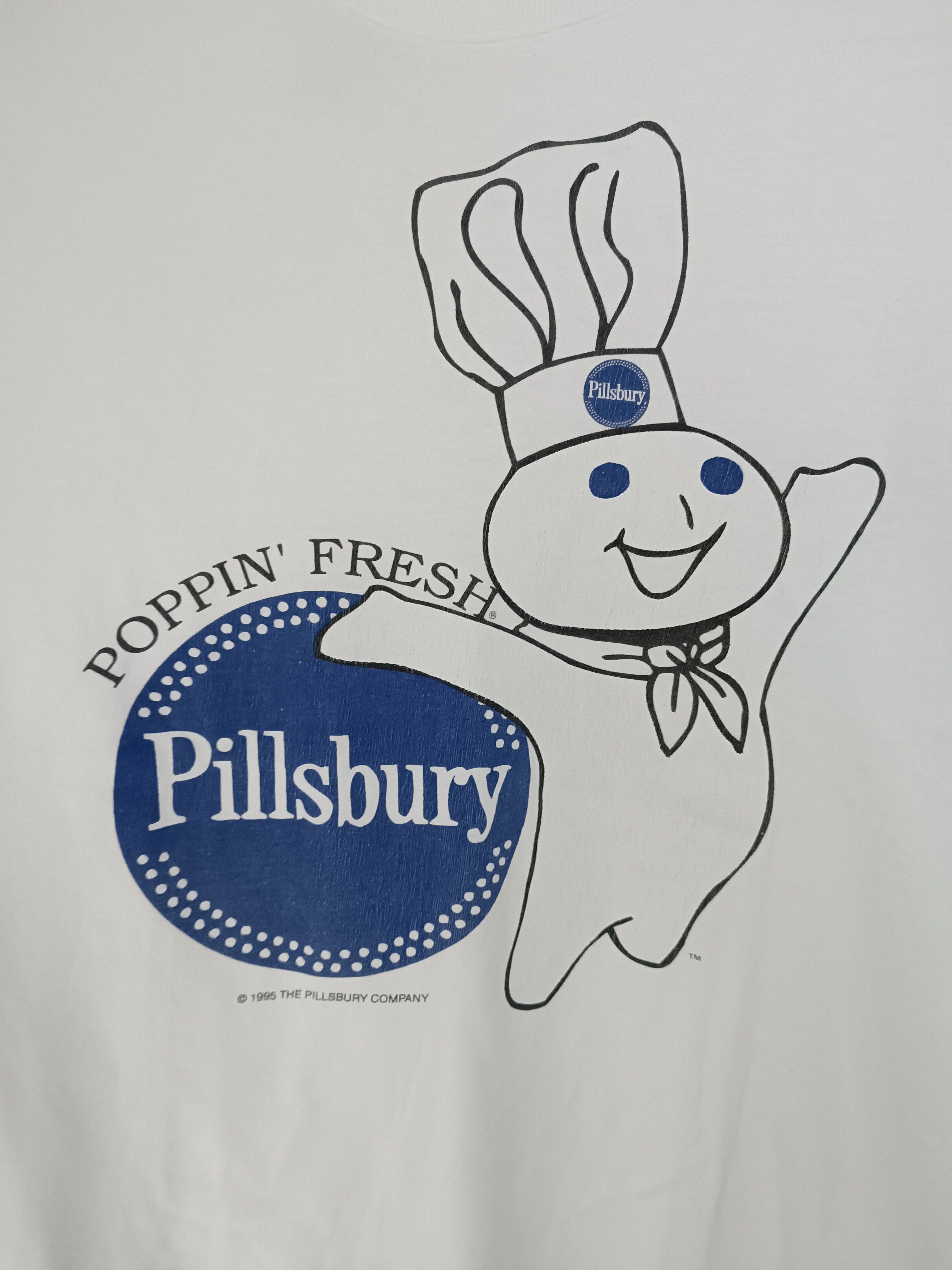 Vintage VINTAGE 90'S PILLSBURY POPPIN FRESH VERY RARE TEE Size US L / EU 52-54 / 3 - 11 Thumbnail