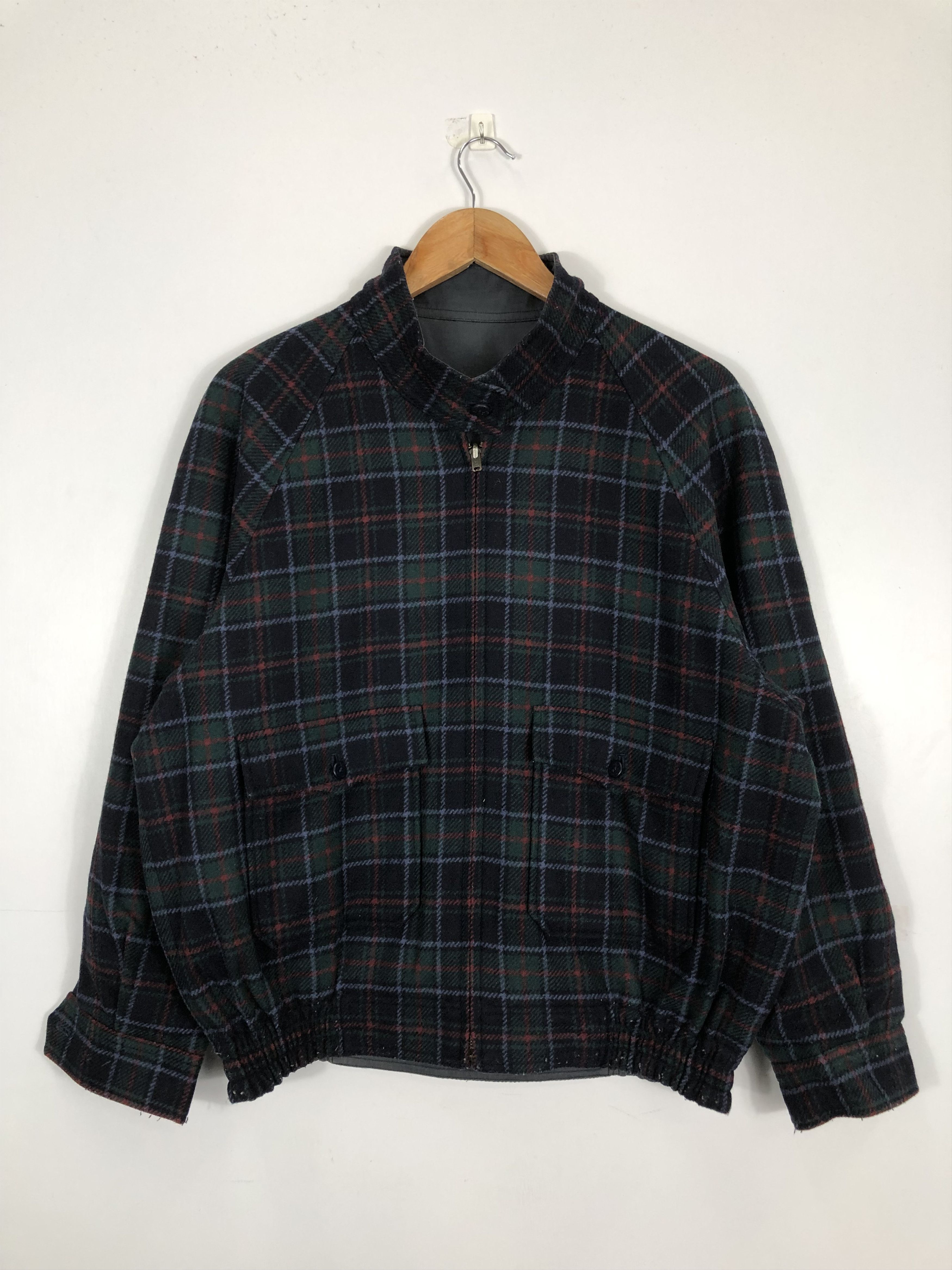 Japanese Brand Vintage Japanese Brand Checkered jacket Varsity Style V0215 Size US L / EU 52-54 / 3 - 1 Thumbnail