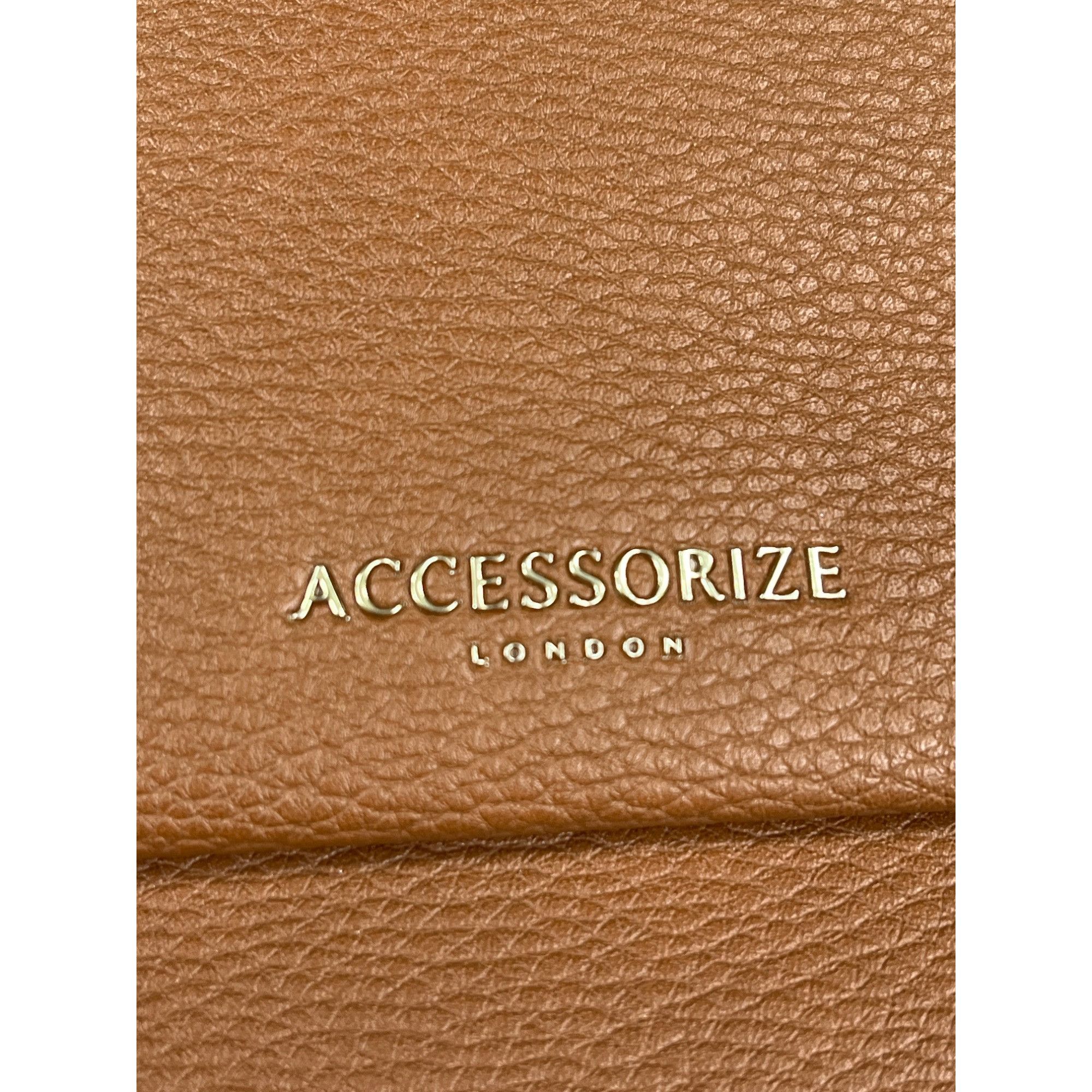 Designer Accessorize London SKU 7922 Womens Brown Leather Crossbody B Size ONE SIZE - 4 Thumbnail