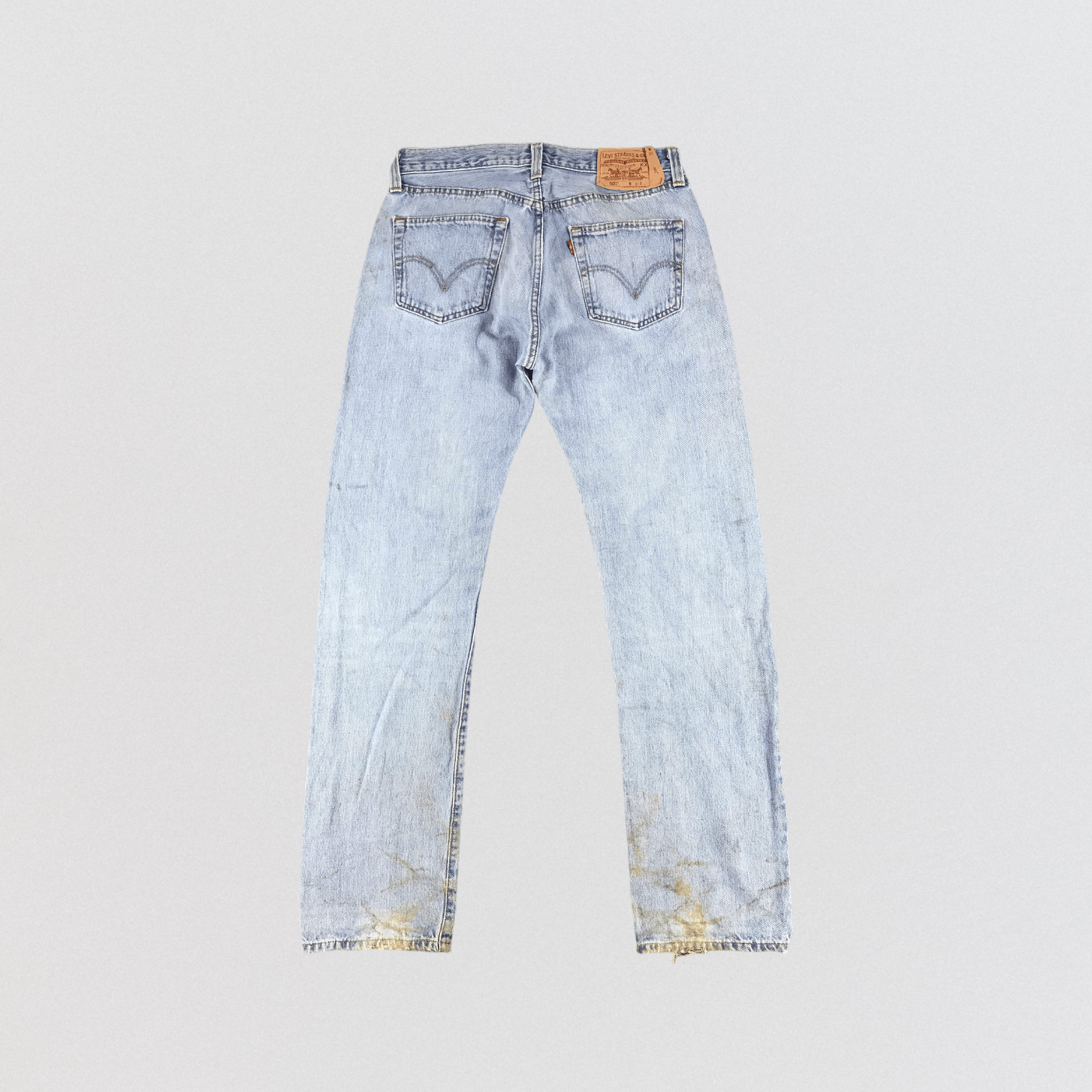Levi's Vintage Light Wash Levis 501 Jeans-JM951 Size US 33 - 2 Thumbnail