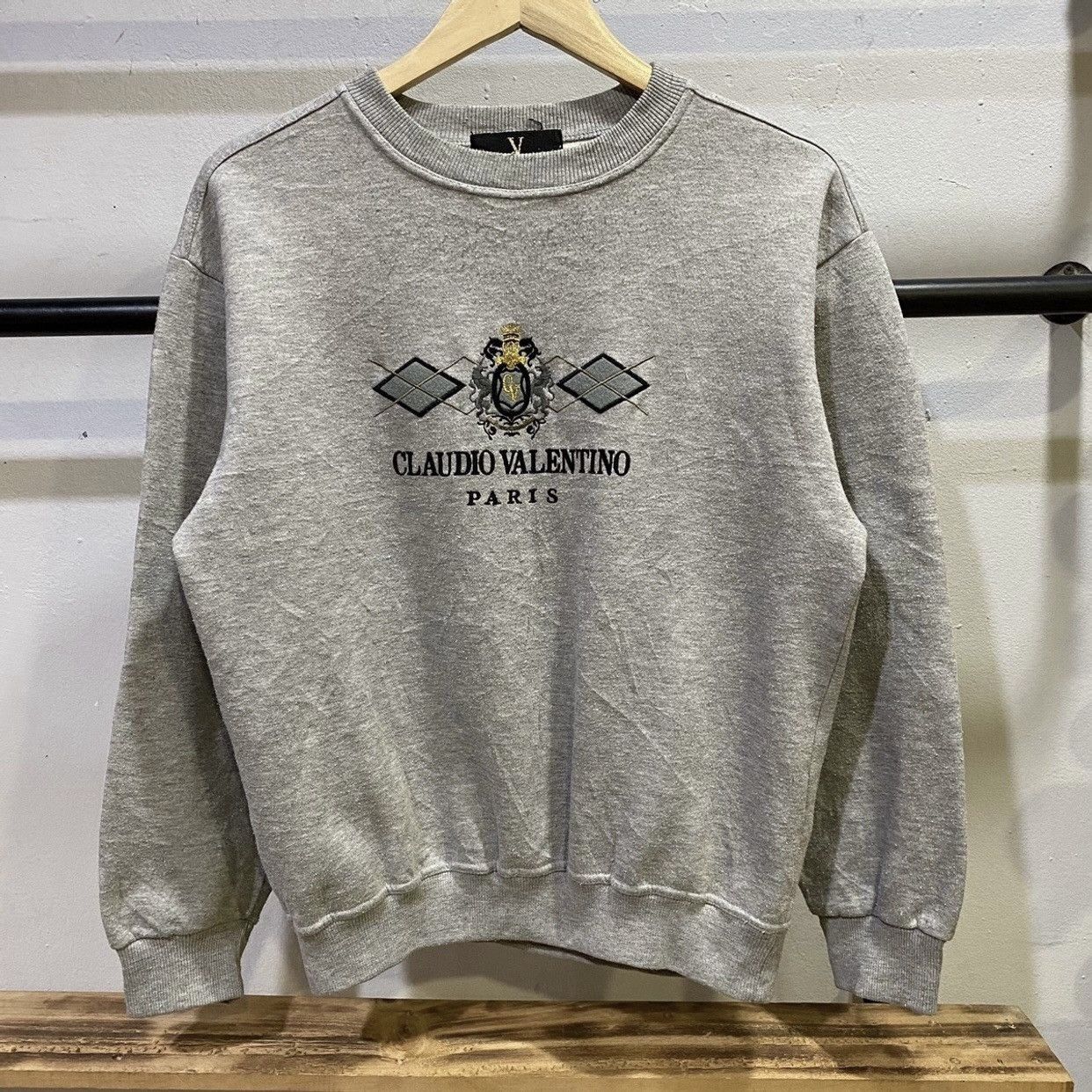 Valentino × Vintage Vintage Claudio Valentino sweatshirt Size US M / EU 48-50 / 2 - 1 Thumbnail