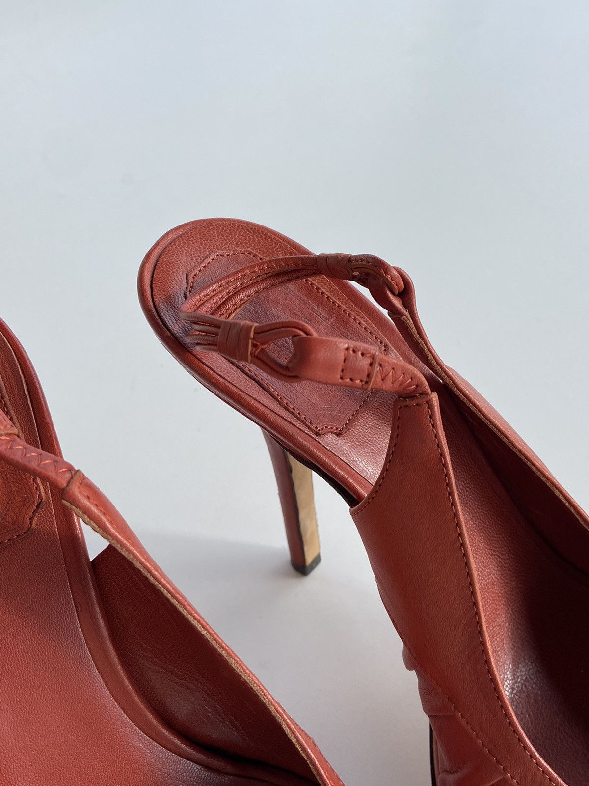 Christian Dior Monsieur Christian Dior vintage Heels brown patent leather Size US 6 / IT 36 - 11 Thumbnail