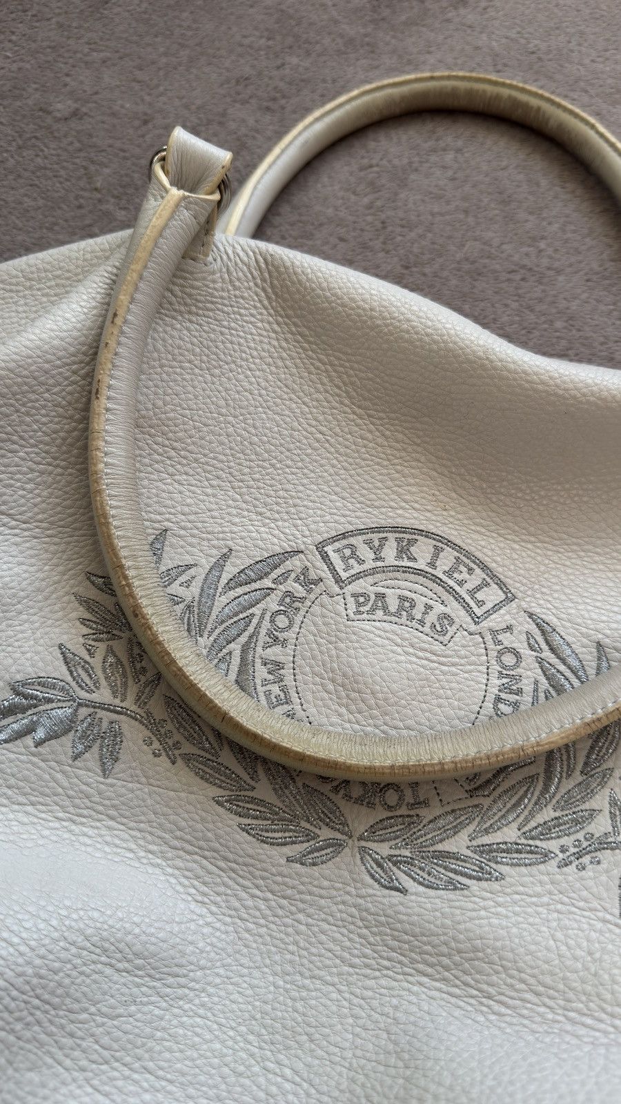 Sonia Rykiel Vera Pelle Y2K Leather Tote Bag Prada juicy couture MiuMiu Size ONE SIZE - 3 Thumbnail
