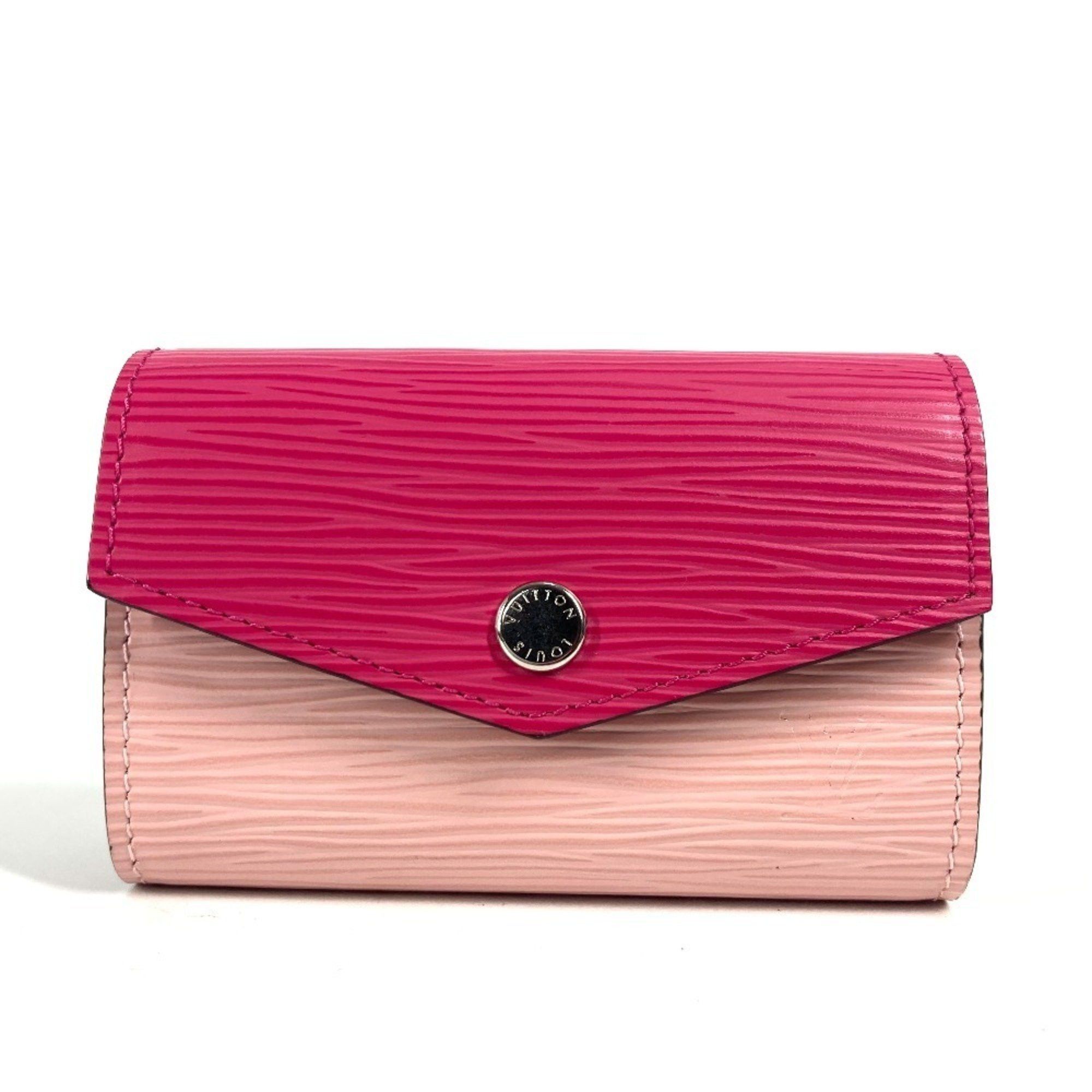 Louis Vuitton LOUIS VUITTON M62255 Epi Multi-Cult Sarah Business Card Holder Pass Case Wallet/Coin Wallet Coin Purse Holder/Card Leather Women's Pink Size ONE SIZE - 1 Thumbnail