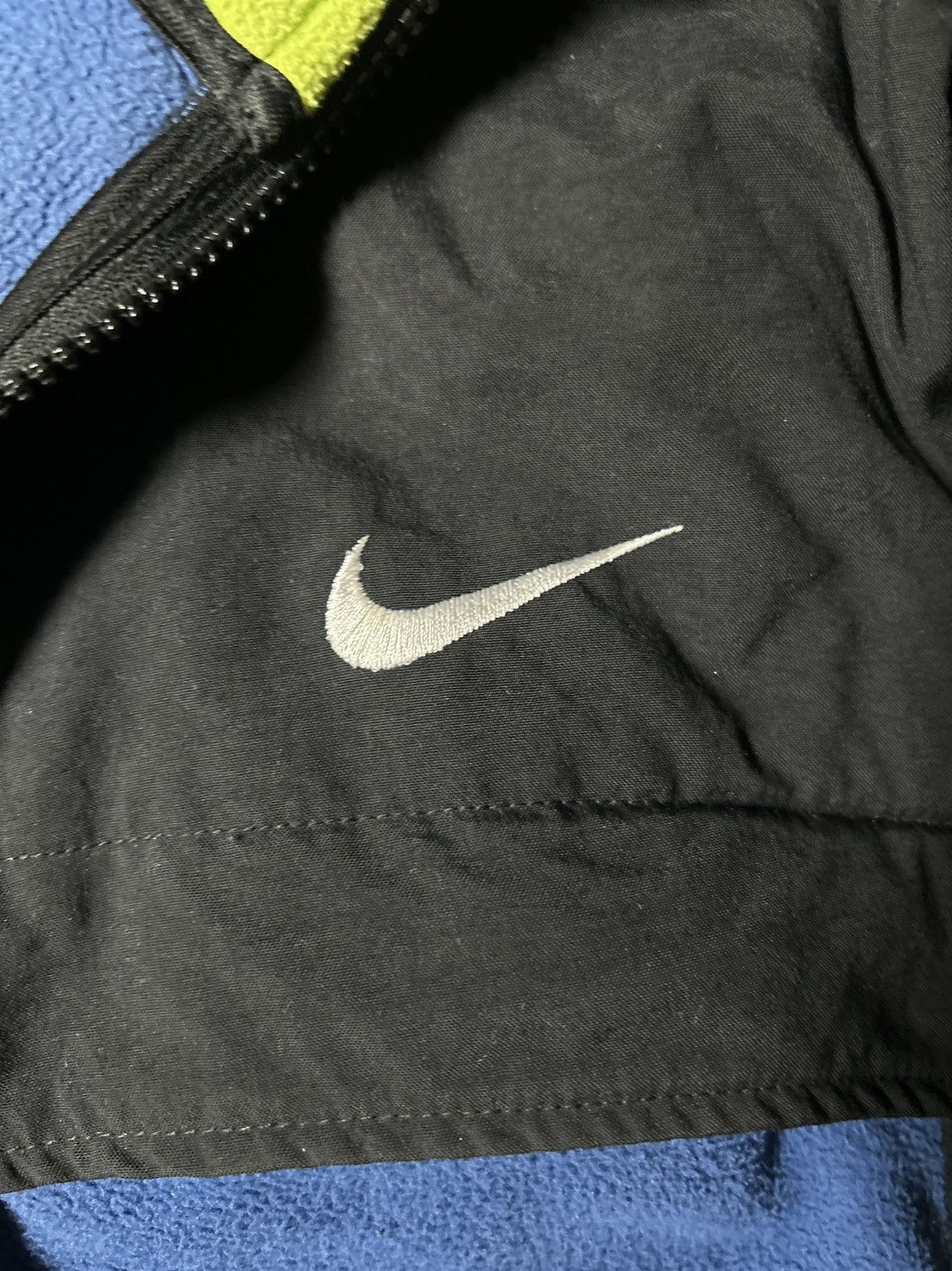Nike × Nike ACG × Vintage NIKE ACG SHERPA JACKET VINTAGE - BLUE / NEON Size US M / EU 48-50 / 2 - 4 Thumbnail
