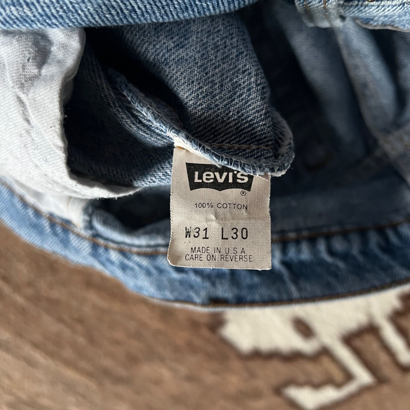Levi's Levi's 550 Vintage USA Made Light Blue Denim Jeans 9803AC Size US 29 - 6 Thumbnail