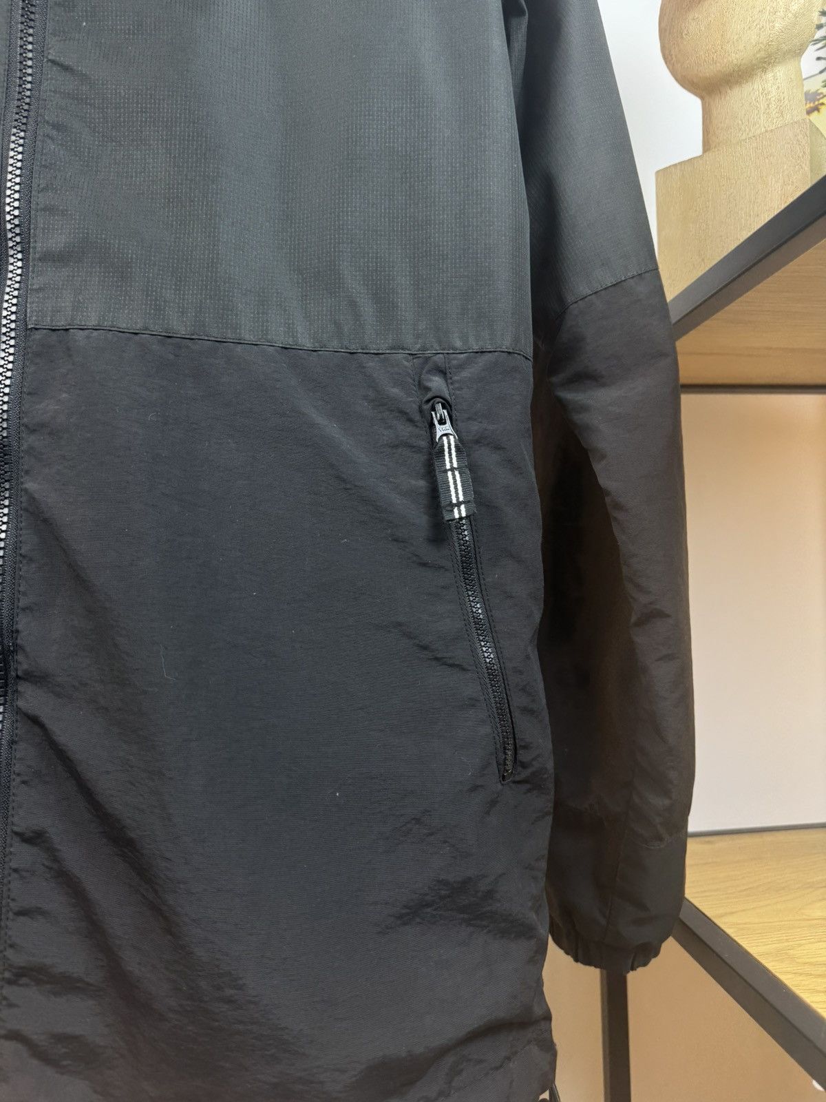 Stussy × Vintage Windbreaker Stussy Black Small Logo Men's M Cities Jacket Size US M / EU 48-50 / 2 - 3 Thumbnail