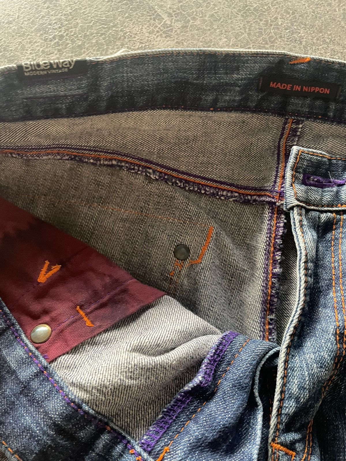 Japanese Brand BLUE WAY DISTRESSED DENIM Size US 36 / EU 52 - 4 Thumbnail