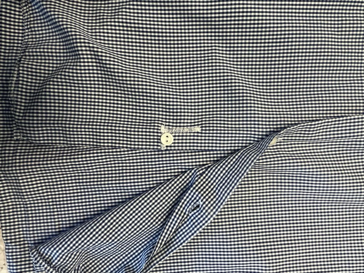 Prada Prada Milano Gingham Check Shirt — Navy Blue/White Size US L / EU 52-54 / 3 - 7 Thumbnail