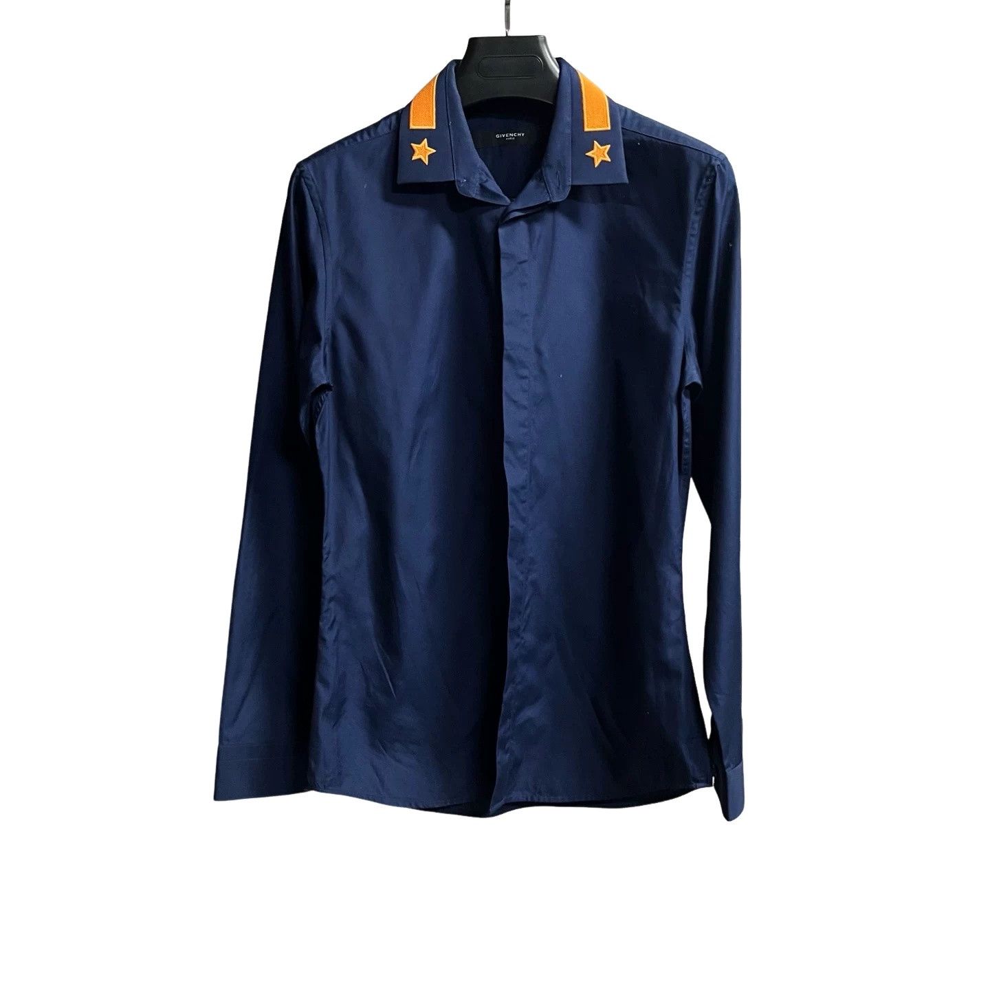Givenchy Givenchy Star Embroidered Shirt 39 Size US M / EU 48-50 / 2 - 1 Thumbnail