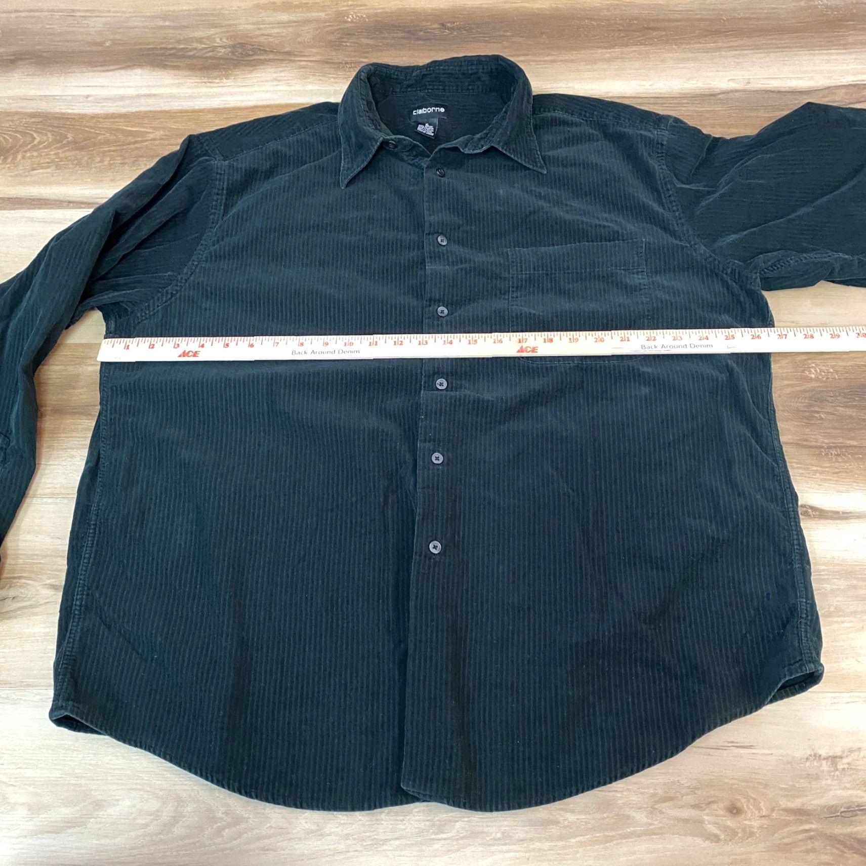 Liz Claiborne Claiborne Corduroy Button Up Shirt Long Sleeve Mens XL Cotton Y2K Size US XL / EU 56 / 4 - 6 Thumbnail