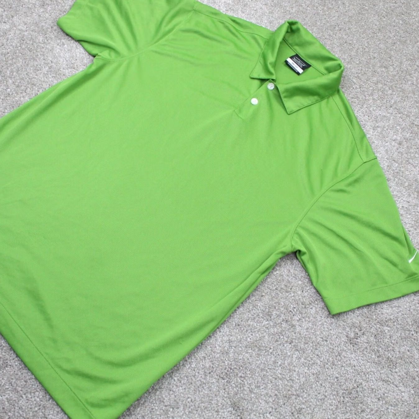 Nike Nike Golf Polo Shirt Mens Medium Green Dri-Fit Polyester S/S Pullover Golf Size US M / EU 48-50 / 2 - 3 Thumbnail