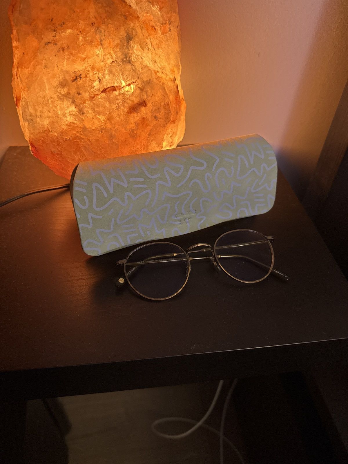 Garrett Leight Garrett Leight Wilson M Brushed Gold/Olive Frames Size ONE SIZE - 1 Thumbnail