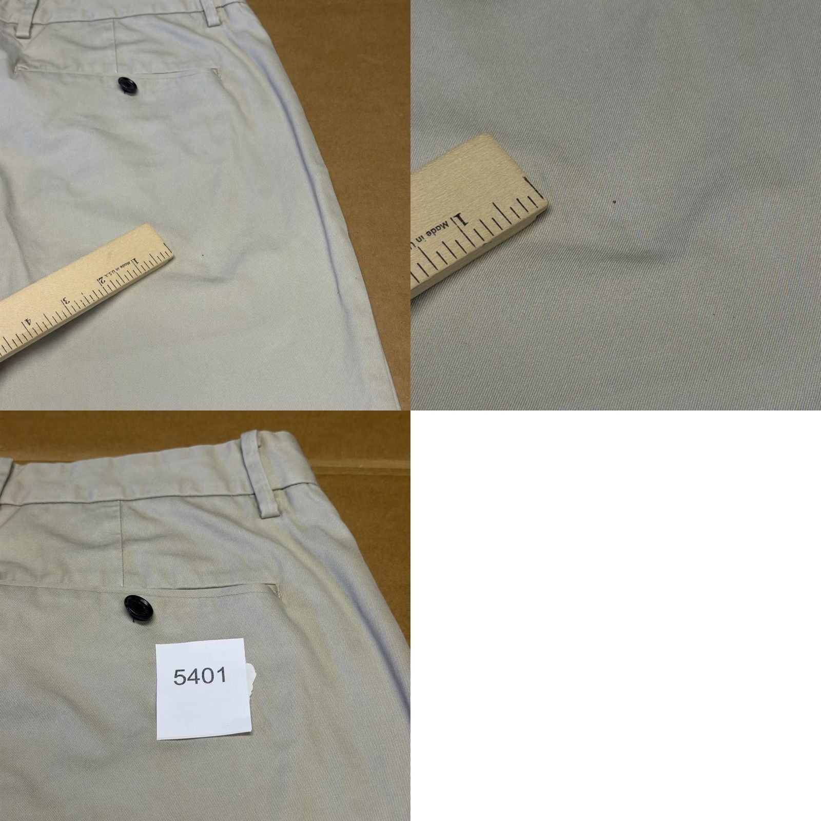 Armani Exchange Armani Exchange Pants Mens 33x30 Khaki Beige Chino Flat Front Straight Casual Size US 33 - 10 Thumbnail