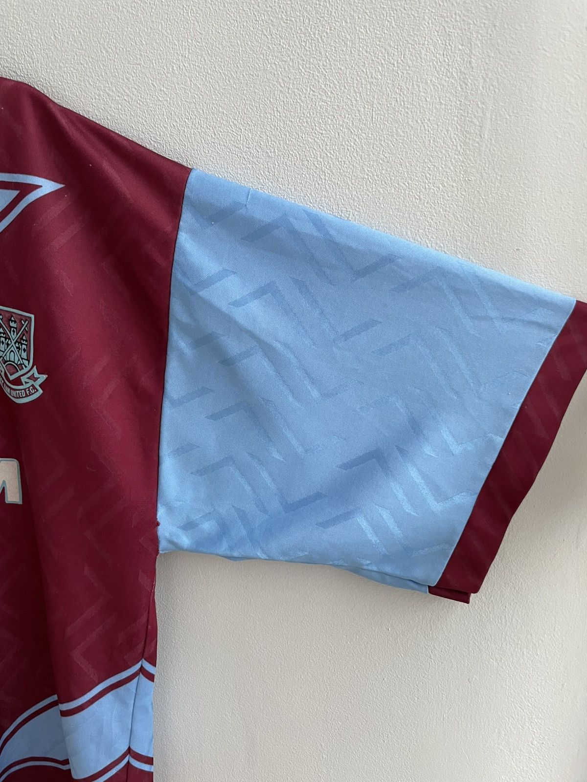 Vintage West Ham United 1993 1994 1995 Football Shirt Soccer Jersey Size US XXL / EU 58 / 5 - 6 Thumbnail
