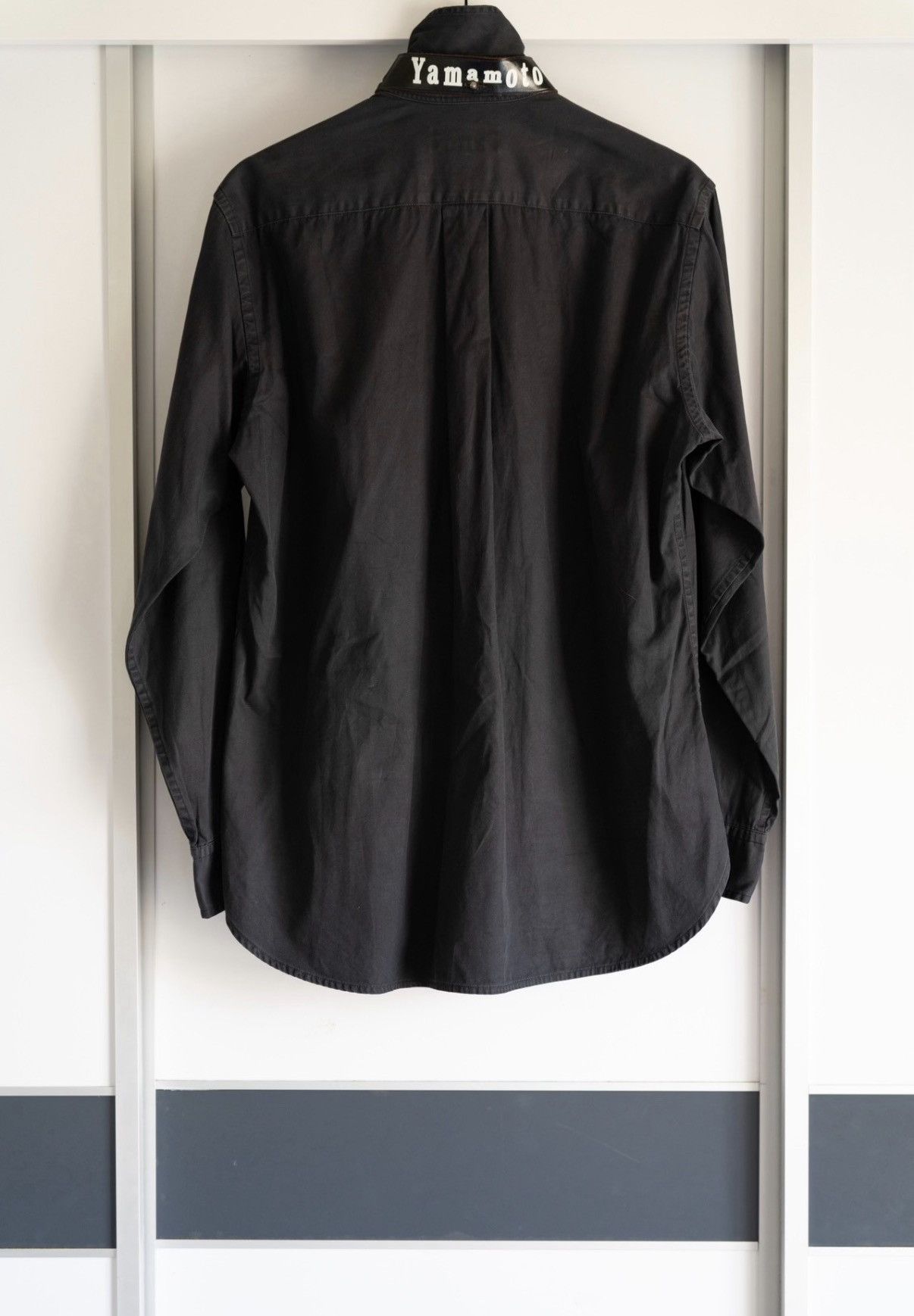 Yohji Yamamoto Yohji Yamamoto 08aw Century Leather Collar Shirt K4 Size US M / EU 48-50 / 2 - 2 Thumbnail