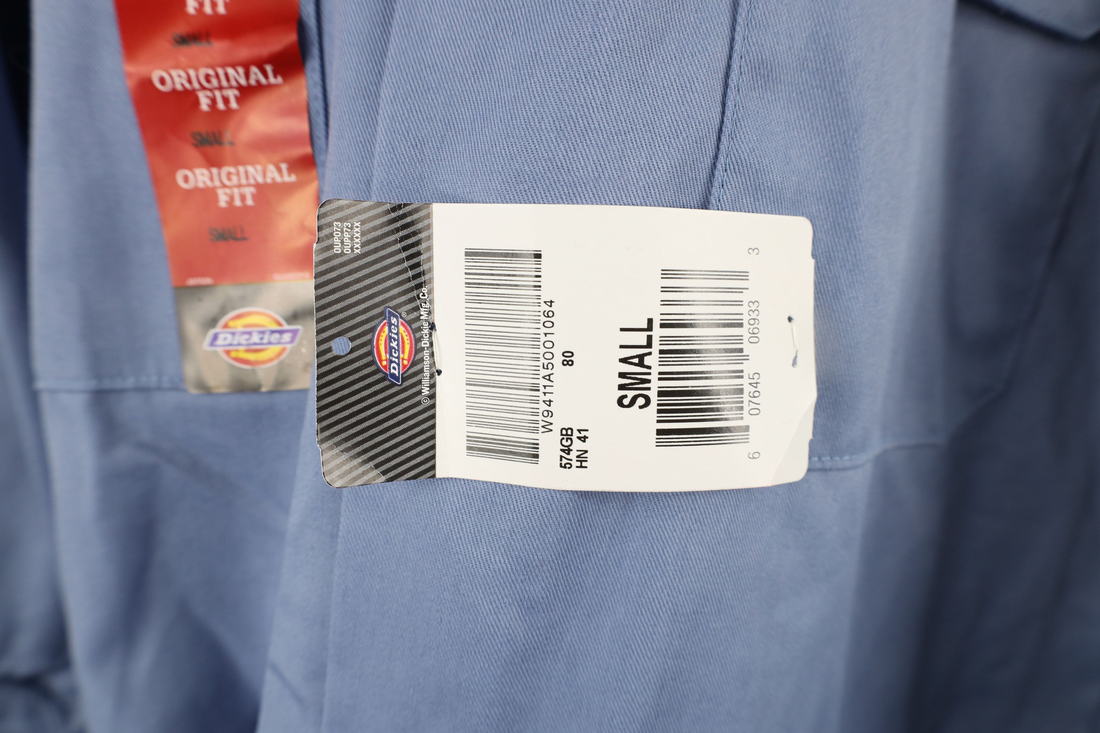 Dickies × Vintage Deadstock Vintage Y2K Dickies Workwear Button Shirt Blue Size US S / EU 44-46 / 1 - 5 Thumbnail