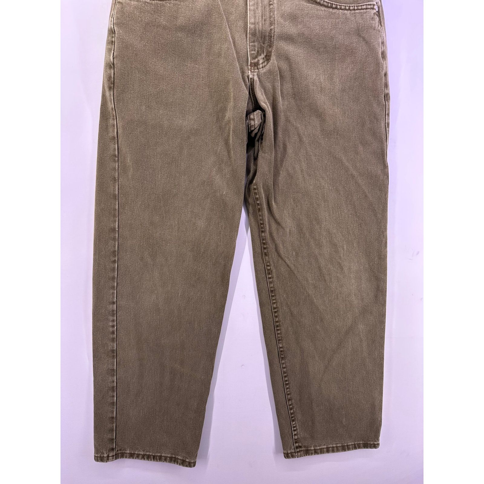 Lee Vintage Riveted Lee gold Brown Jeans Size 33x32 Size US 33 - 3 Thumbnail
