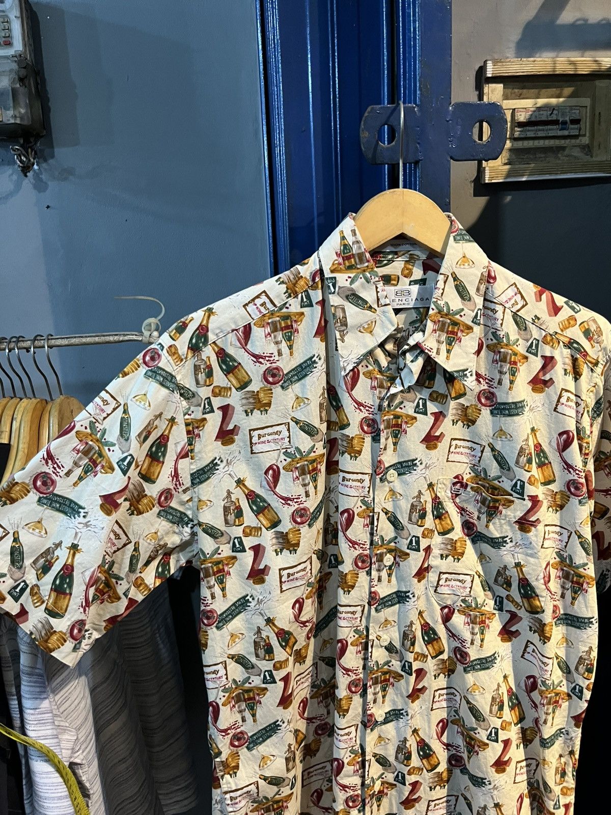 Balenciaga Balenciaga aov button ups shirt short sleeve Size US L / EU 52-54 / 3 - 6 Thumbnail
