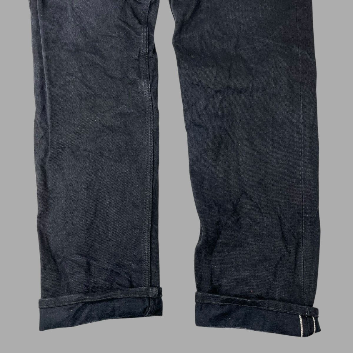 Vintage Selvage black denim jeans Size US 36 / EU 52 - 3 Thumbnail