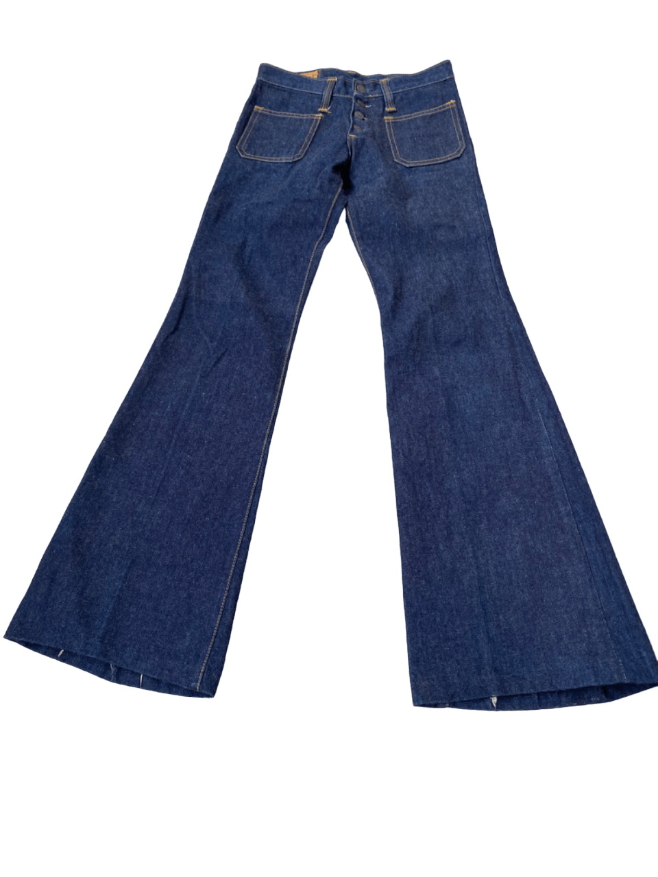 Vintage Vintage Big Bell 80s Deadstock Flared Bush Pants Denim Size US 26 / EU 42 - 3 Thumbnail