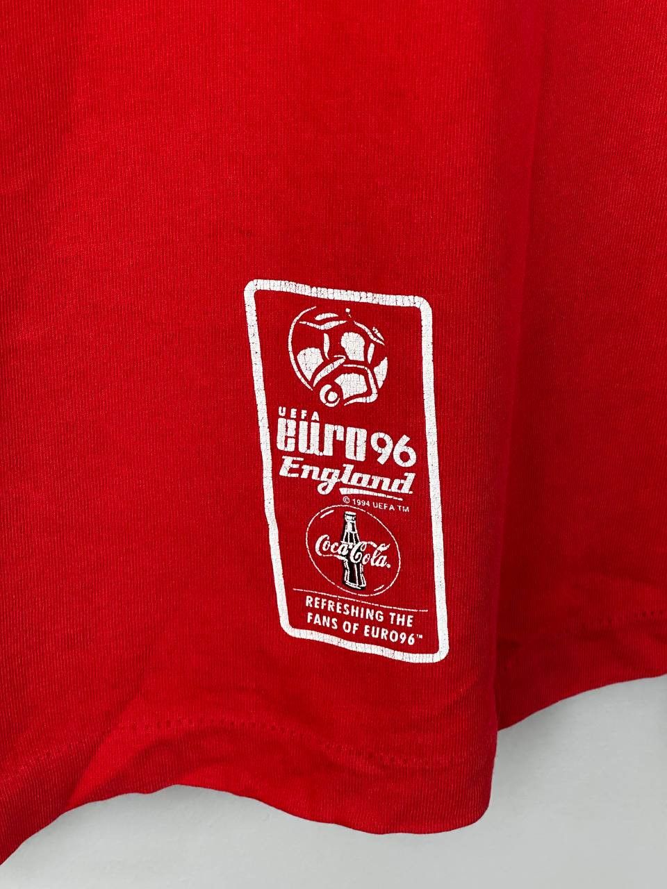 Coca Cola UEFA EURO 1996 ENGLAND Coca-Cola Graphic Print T-shirt Size US L / EU 52-54 / 3 - 5 Thumbnail