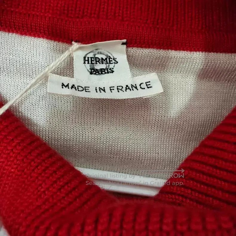 Hermes Hermes Red Cashmere and Silk Knitted Top Size XS / US 0-2 / IT 36-38 - 3 Thumbnail