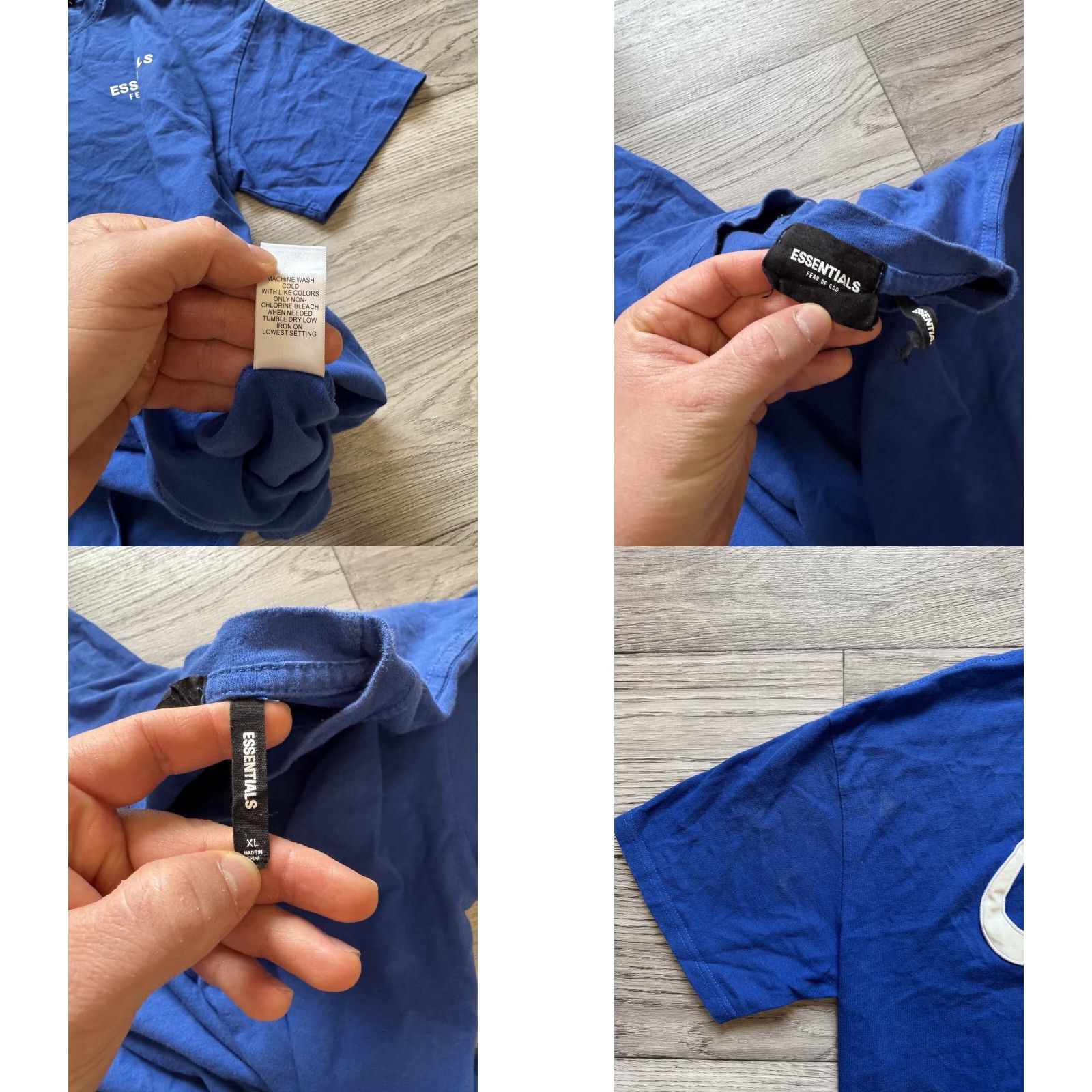 Fear of God Fear of God Essentials X TMC Crenshaw T-Shirt XL Unisex Adults Blue Size US XL / EU 56 / 4 - 9 Thumbnail