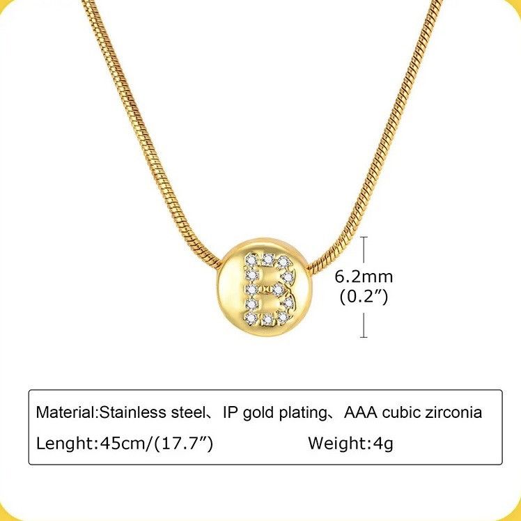 Other Personalized Letter Name Necklace Size ONE SIZE - 3 Thumbnail