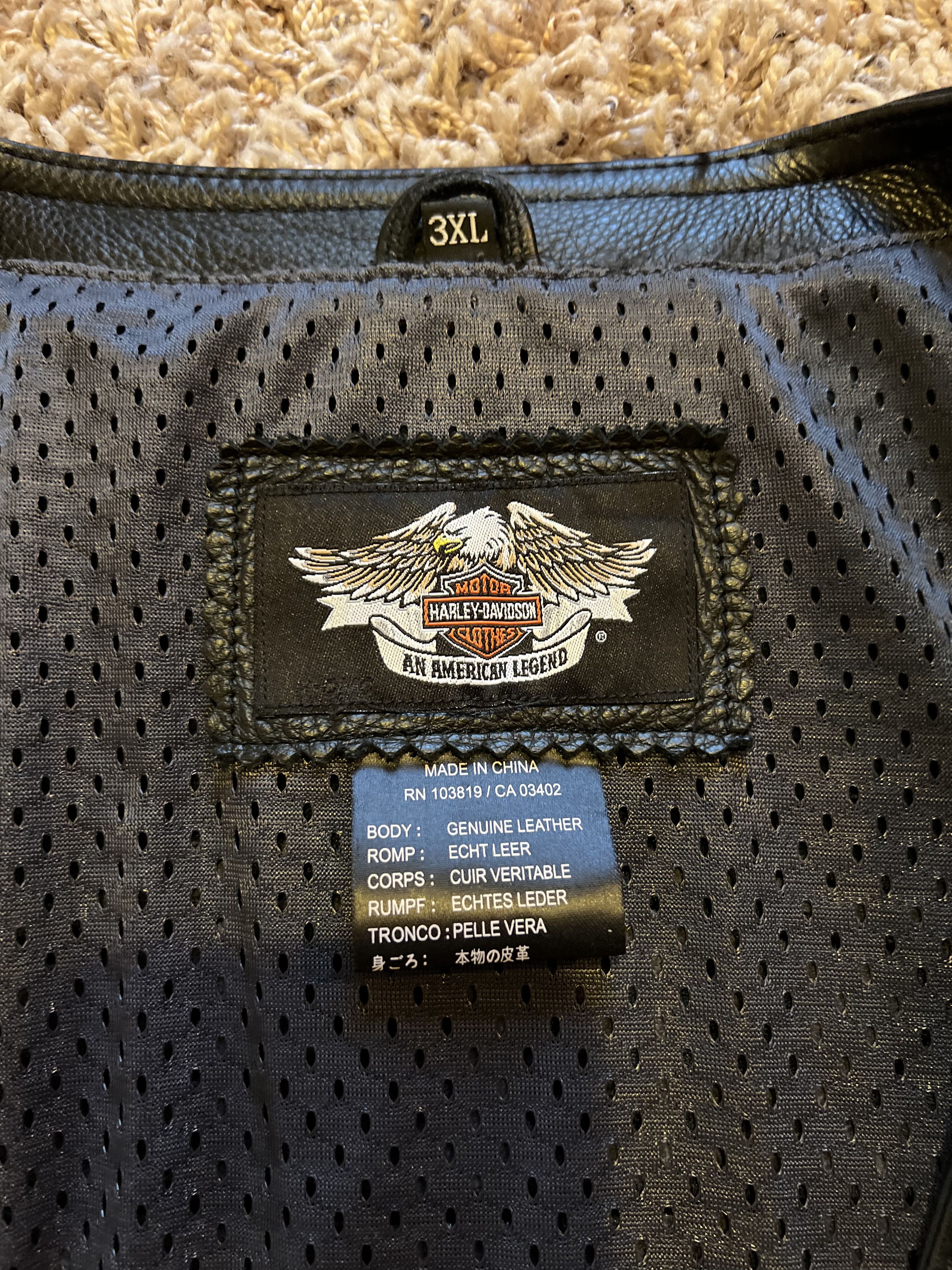 Harley Davidson Vintage Harley Davidson Biker Vest Size US XXL / EU 58 / 5 - 2 Thumbnail