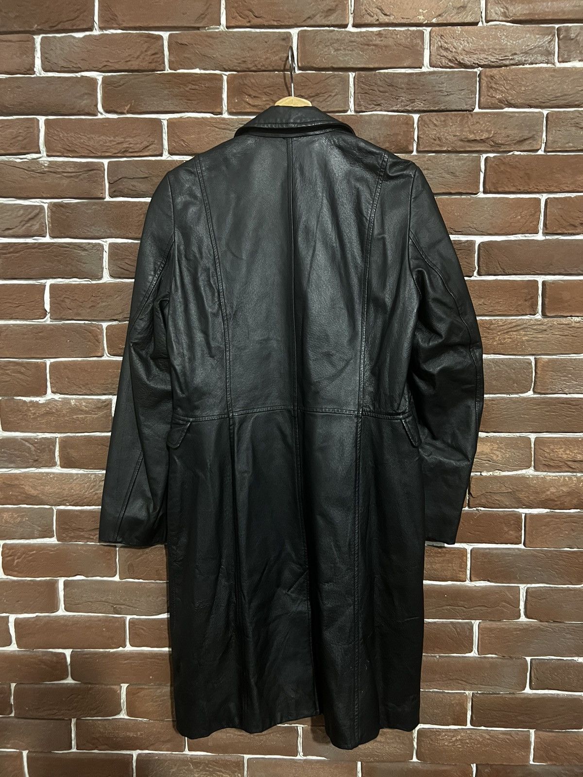 Leather Vintage Genuine Real Leather Jacket High Quality Rock Punk Size S / US 4 / IT 40 - 2 Thumbnail