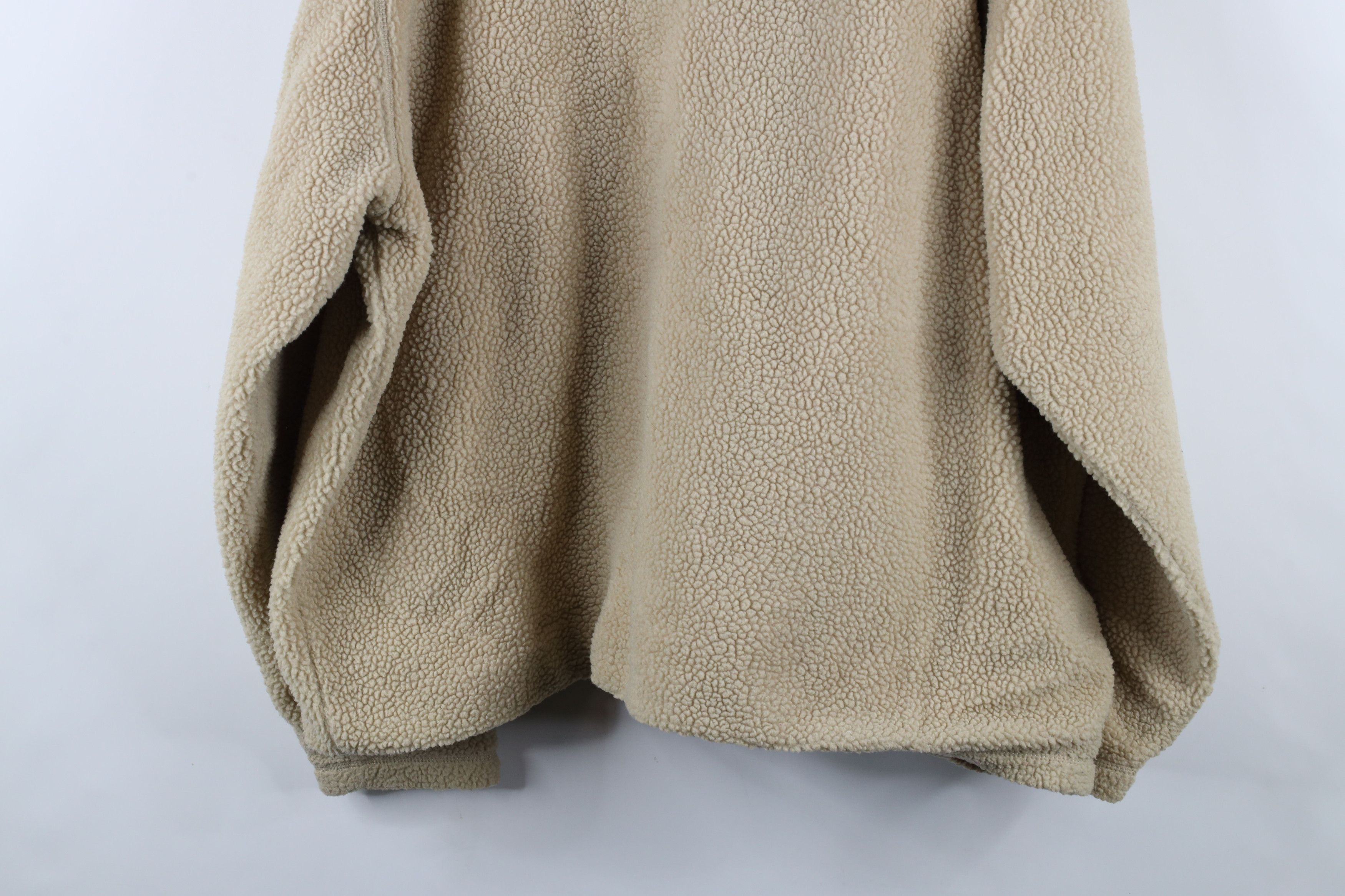 Lands' End × Vintage Vintage Lands End Deep Pile Fleece Half Zip Pullover Sweater Size US XXL / EU 58 / 5 - 11 Thumbnail