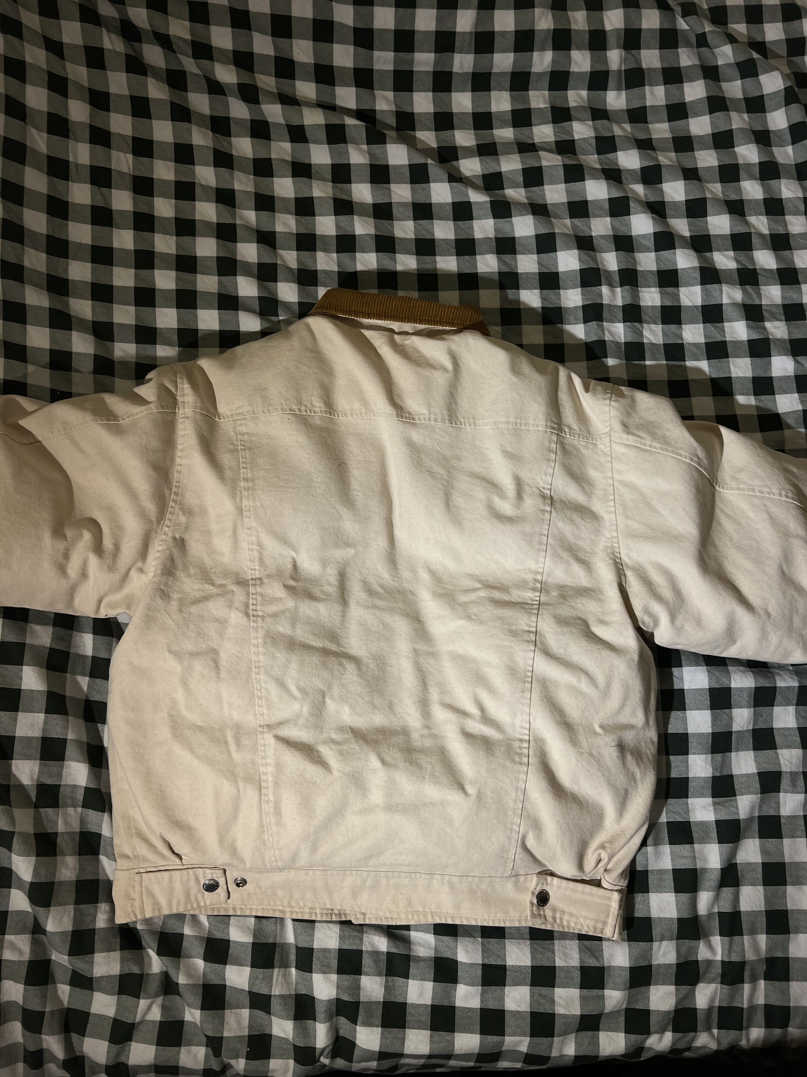 Schott × Supreme Supreme x Schott Canvas Down Trucker Jacket 'Natural' Size US L / EU 52-54 / 3 - 7 Thumbnail
