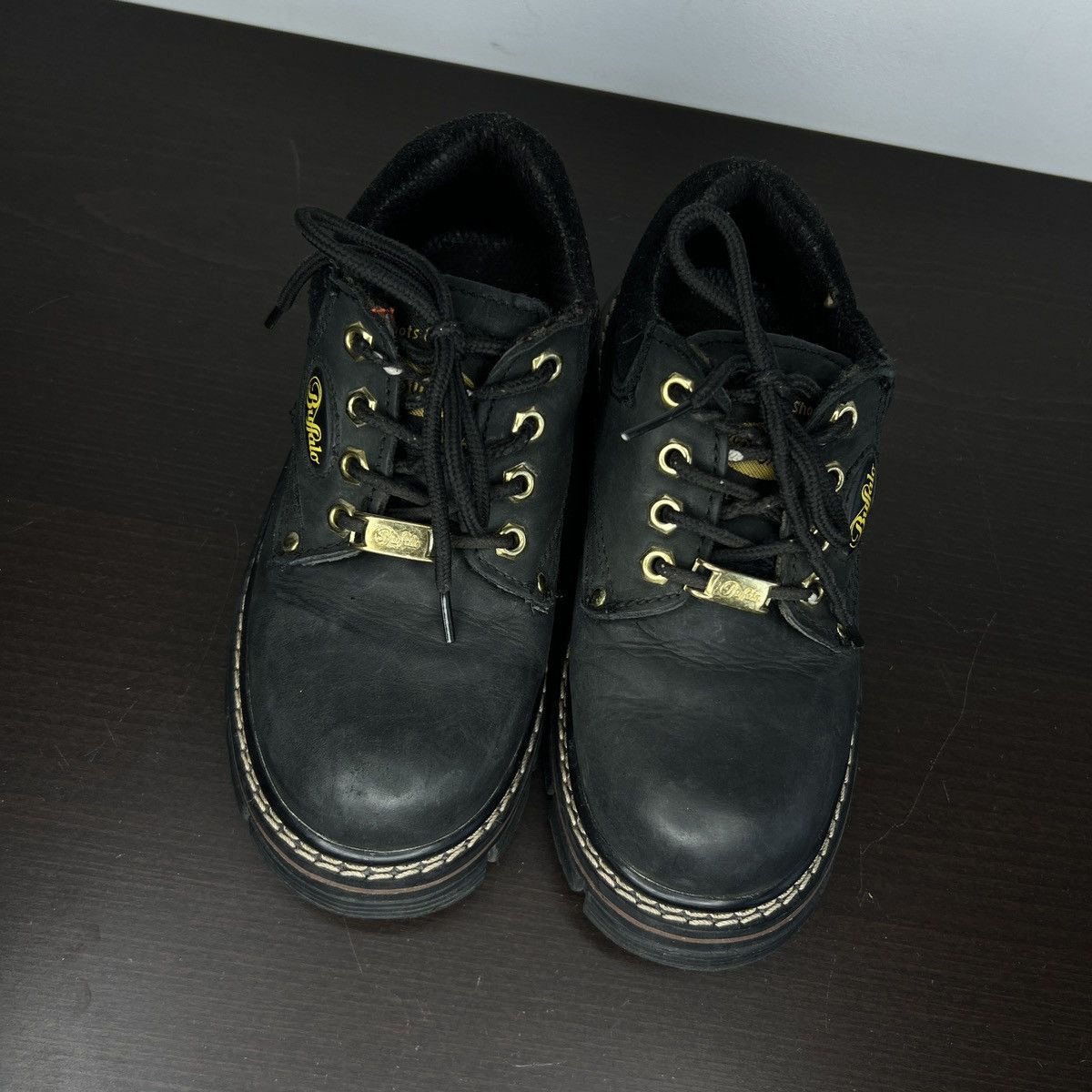 Buffalo London × Vintage Buffalo London “Classic” Low Top Platform Sneaker Shoes Y2K Size US 5.5 / IT 35.5 - 5 Thumbnail