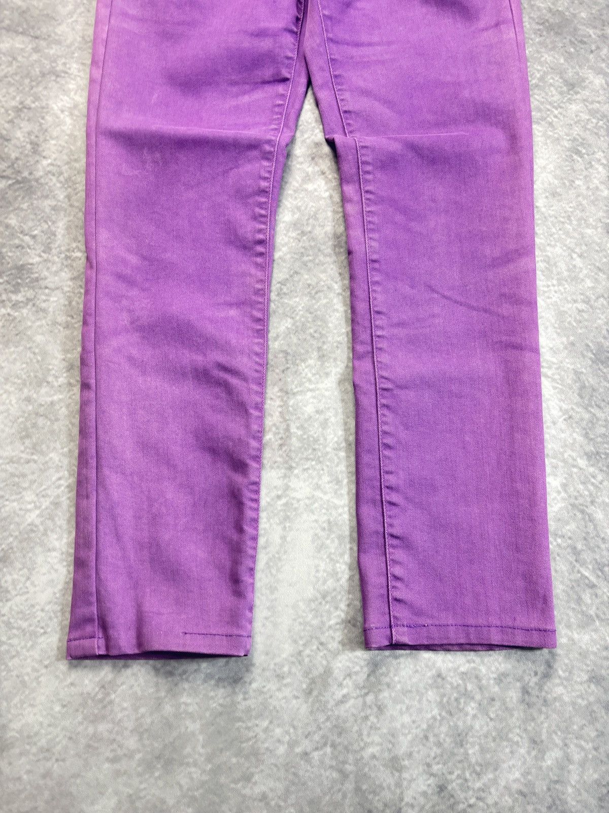 Just Cavalli × Roberto Cavalli × Vintage 2000s Just Cavalli Jeans Vintage Roberto Cavalli Purple Pant Size 29" - 11 Thumbnail