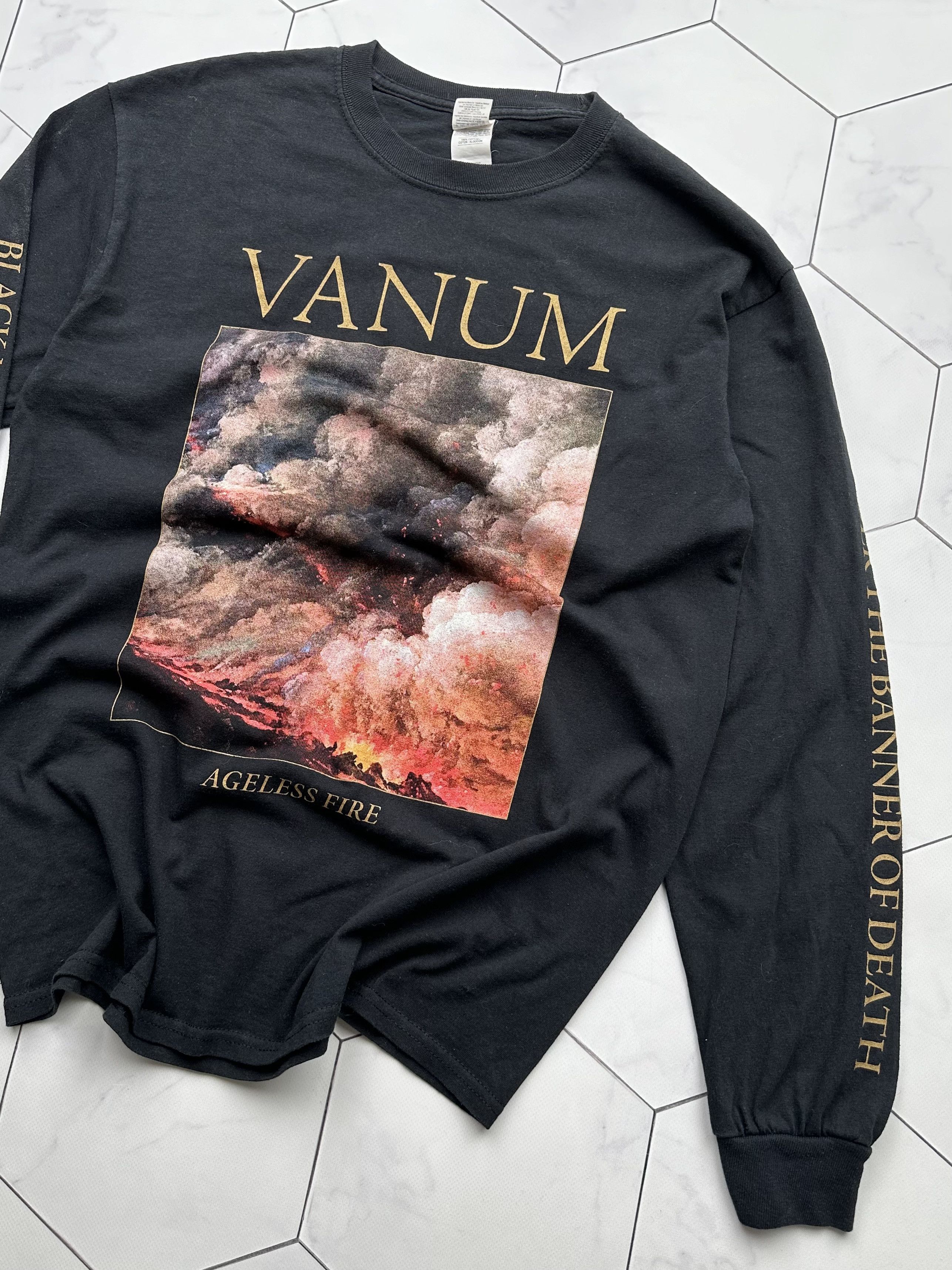 Japanese Brand Vintage Vanum Ageless Fire Long Sleeve (B410)E2 Size US M / EU 48-50 / 2 - 3 Thumbnail