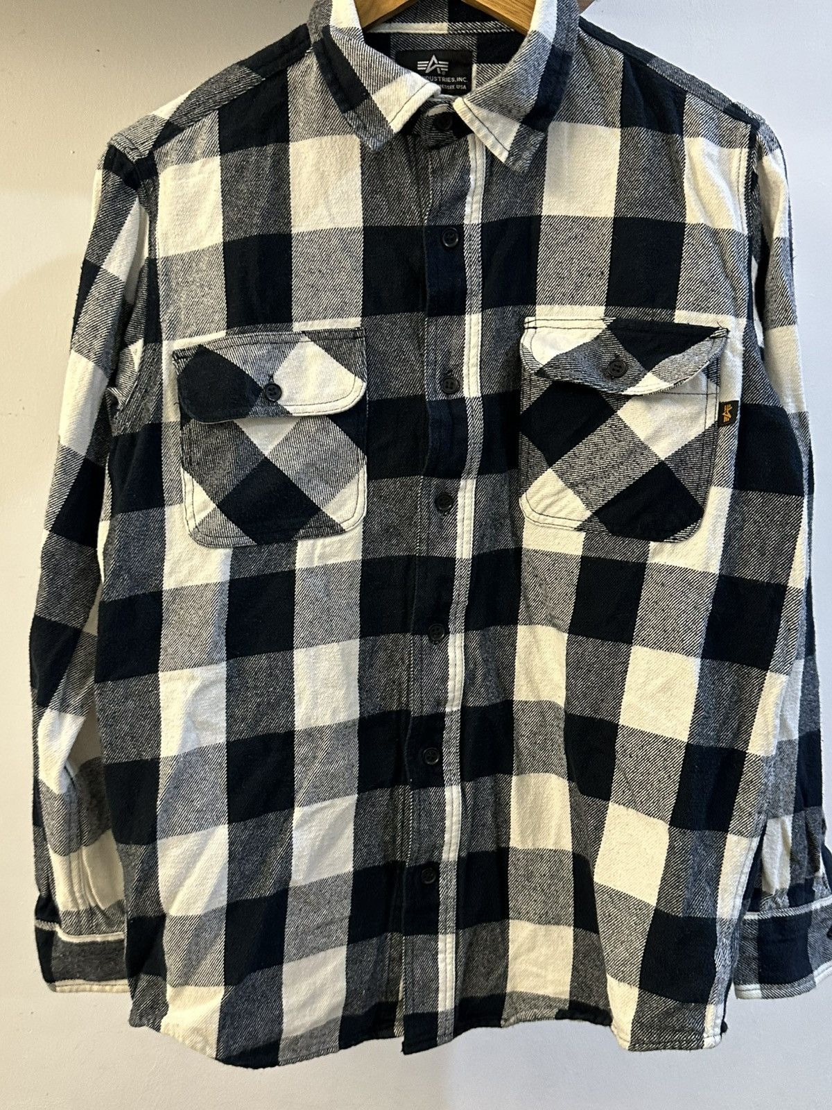 Alpha Industries Alpha Industries Double Pocket Heavy Cotton Button Shirt Size US M / EU 48-50 / 2 - 4 Thumbnail