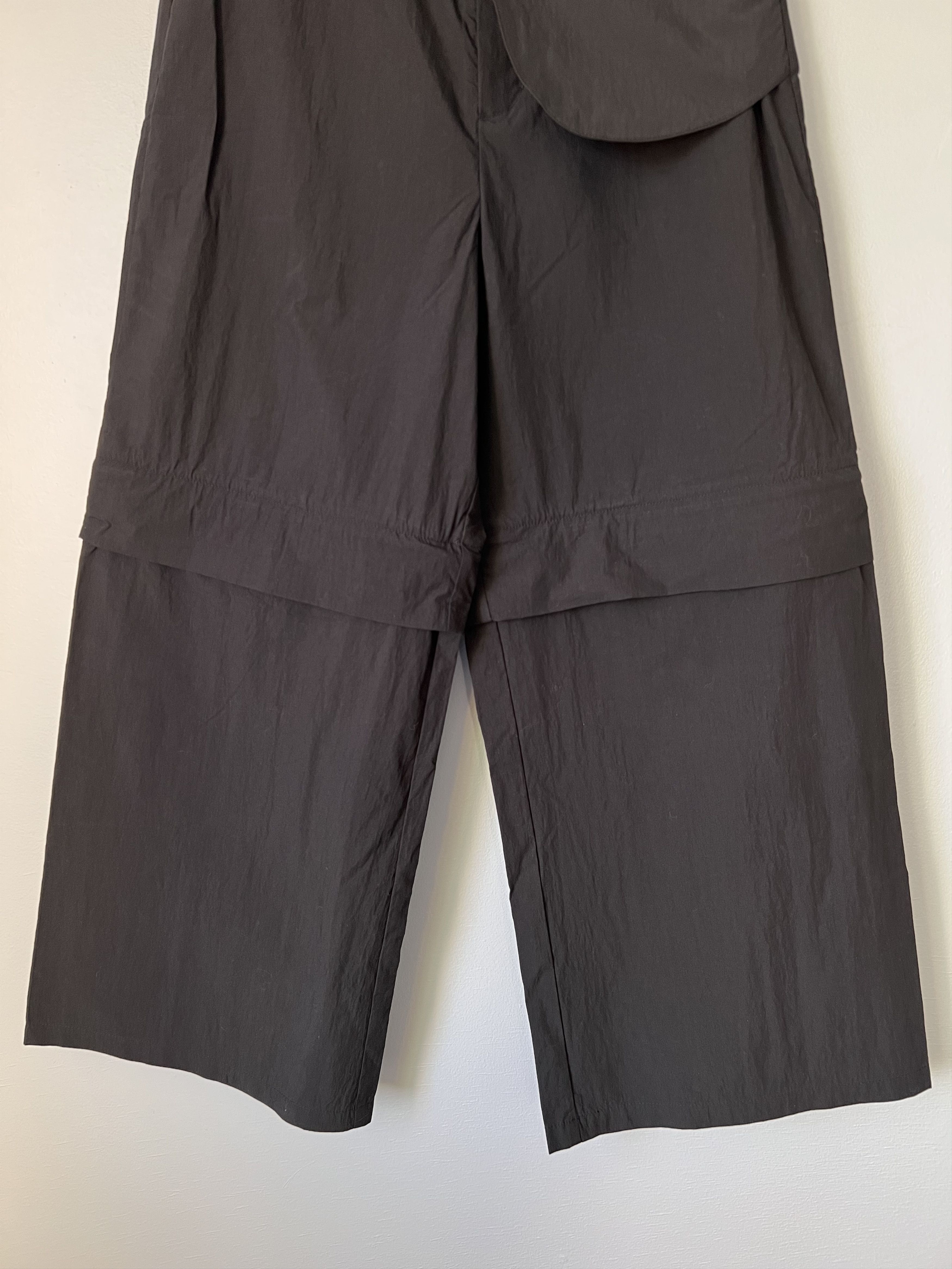 FFFPOSTALSERVICE FFFPOSTALSERVICE Wide Waistbag Zip Off Pants in Black Size US 34 / EU 50 - 3 Thumbnail
