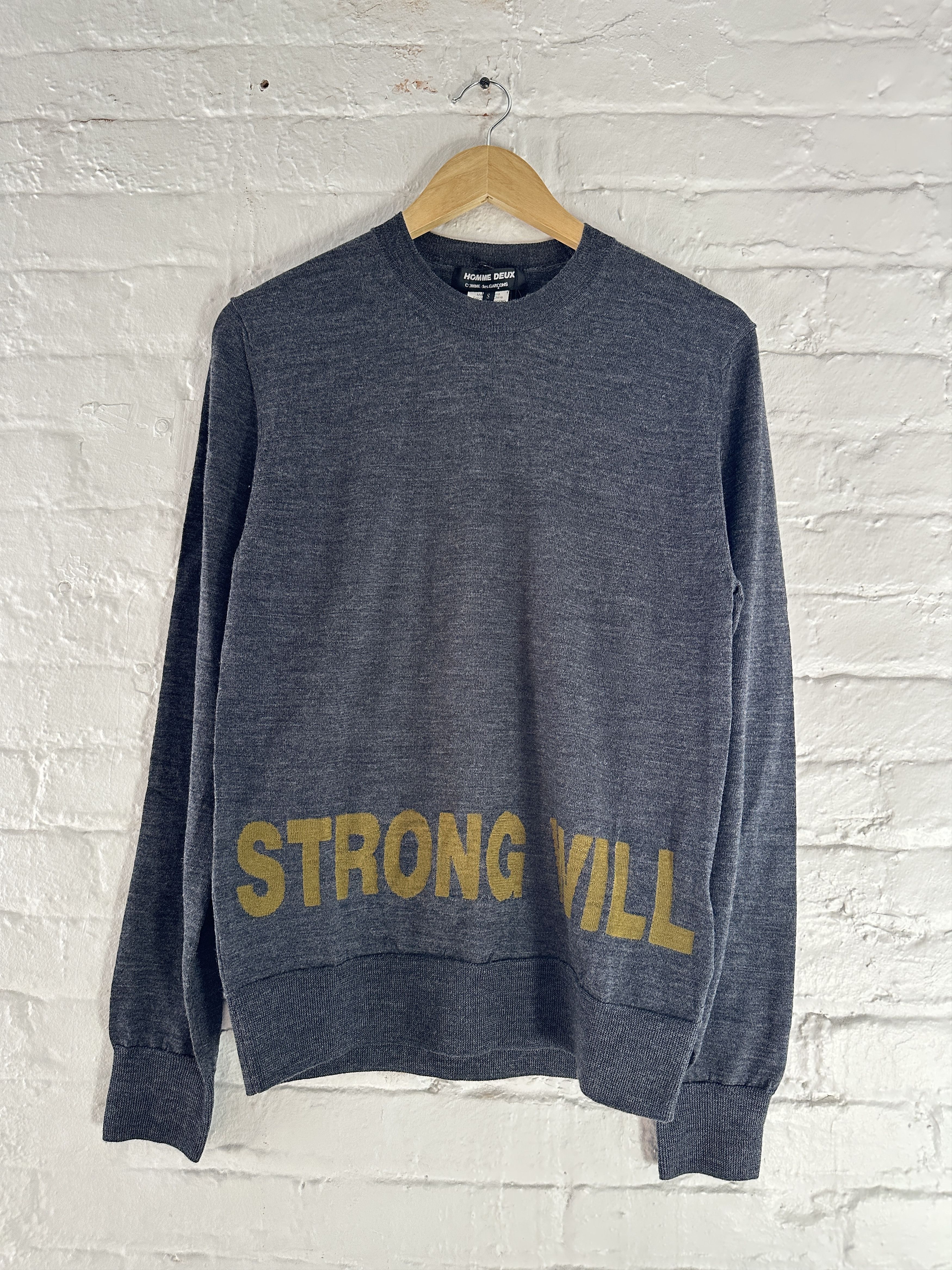 Comme des Garcons Comme des Garcons Homme Deux Strong Will Sweater Size US S / EU 44-46 / 1 - 1 Thumbnail